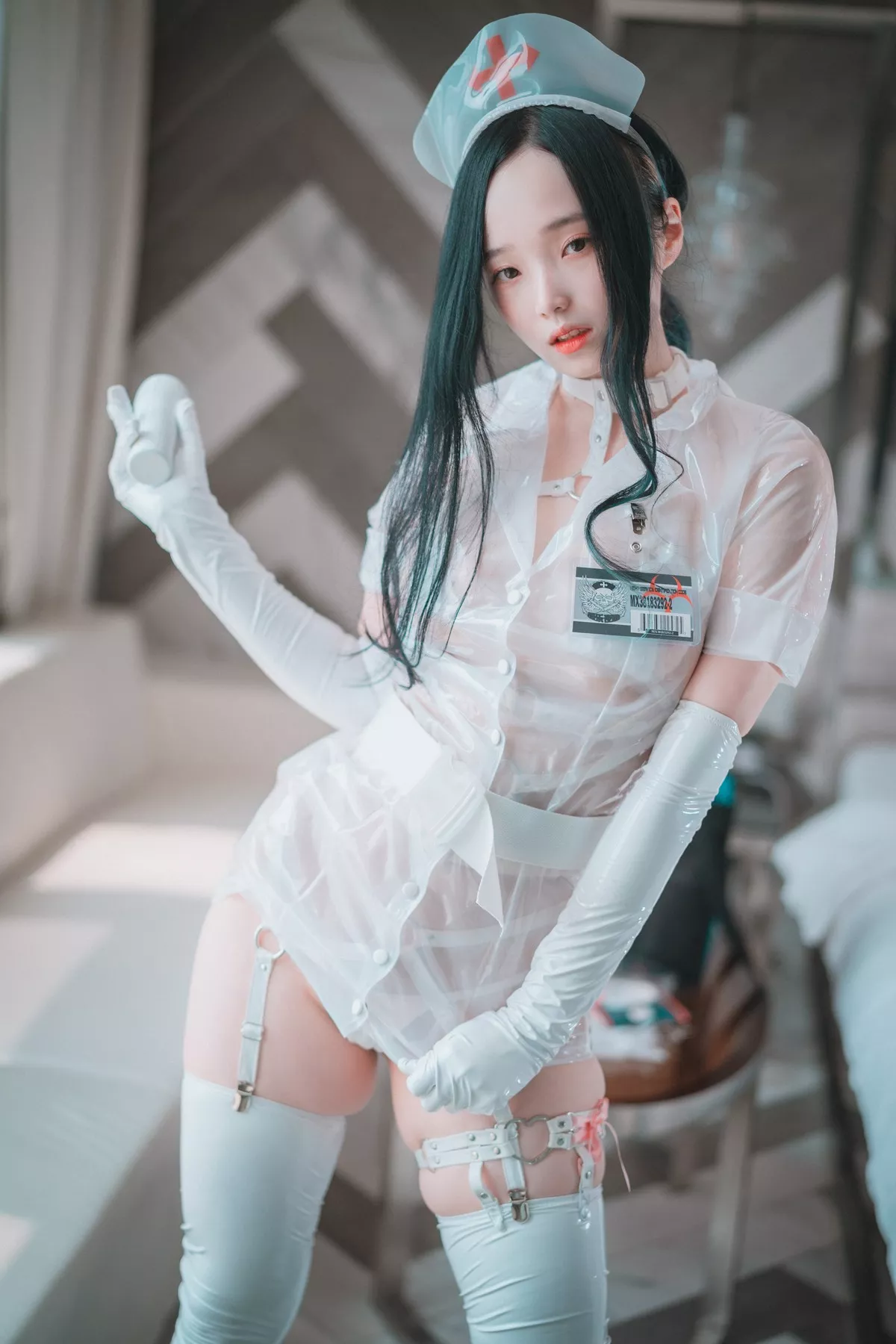 Xgyw.Org_[DJAWA]No.116_模特Bambi_Nurse Nation(White ver)主题白色胶衣护士装撩人诱惑写真82P
