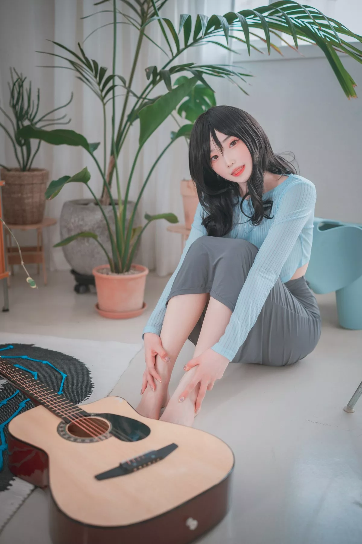 Xgyw.Org_[DJAWA]No.165_模特Bambi_iila illa主题私房性感吉他妹妹服饰半脱露火辣身材诱惑写真144P