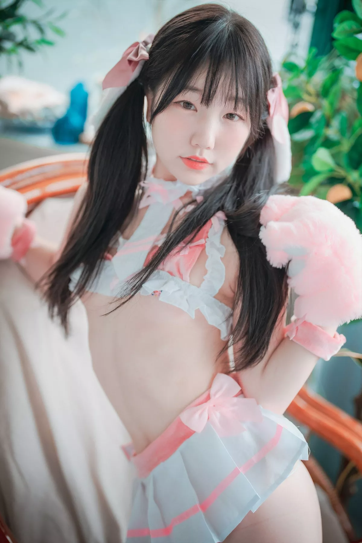 Xgyw.Org_[DJAWA]No.170_模特Yeri_Home Sweet Hare主题脱粉色服饰露丁字裤秀翘臀诱惑写真57P