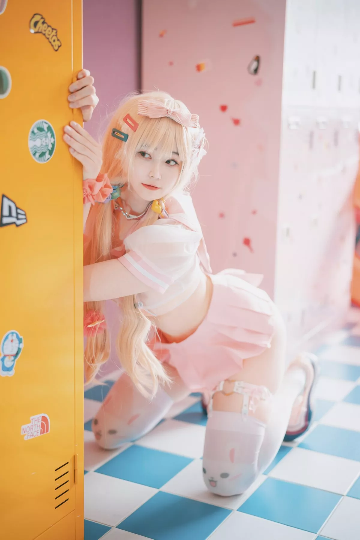 Xgyw.Org_[DJAWA]No.151_模特BamBi_Sheer Pink主题私房性感粉红色服饰露三点式内衣诱惑写真27P