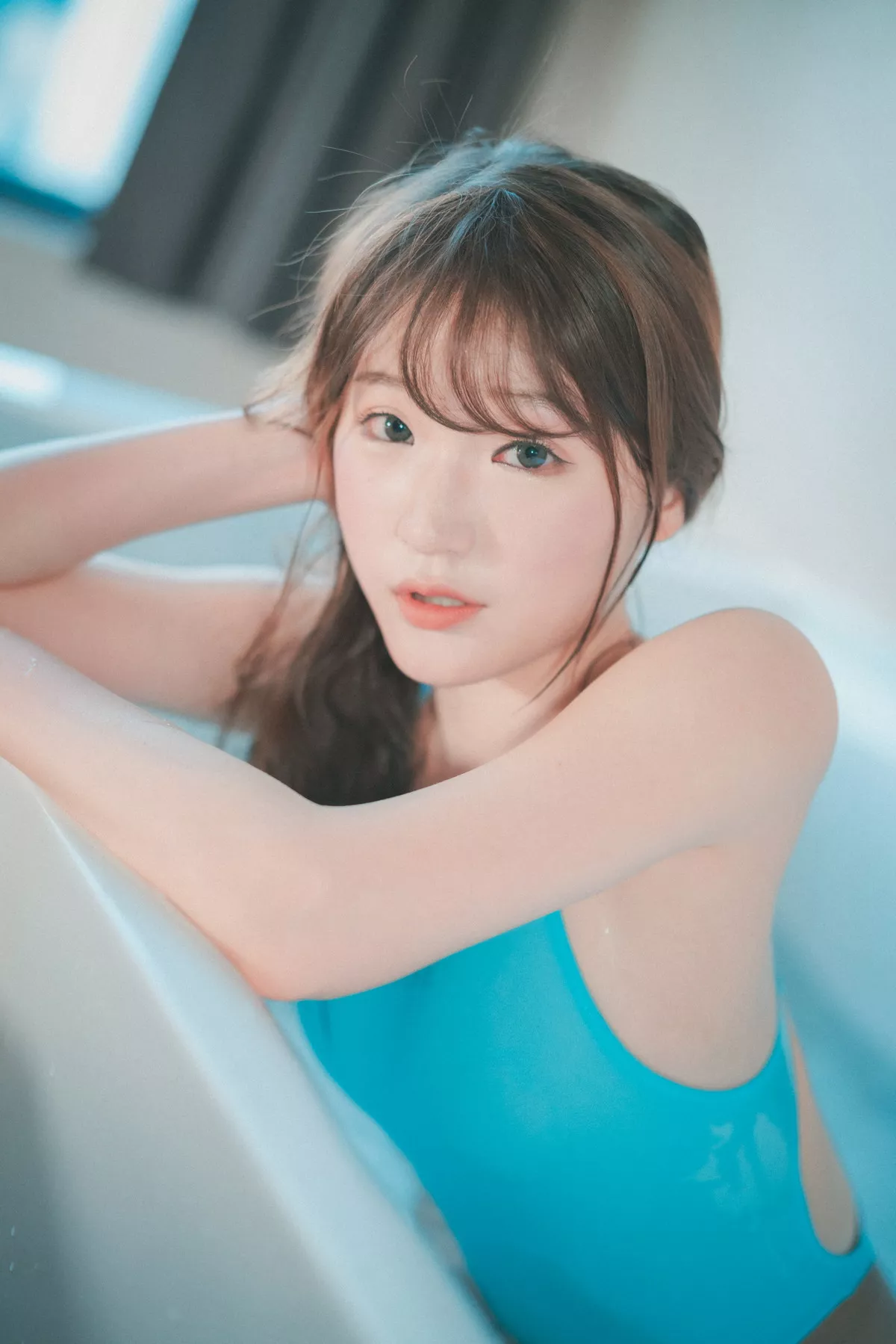 Xgyw.Org_[DJAWA]No.219_模特Sandeul_Swimming Lessons主题浴室性感比基尼配黑丝诱惑写真51P