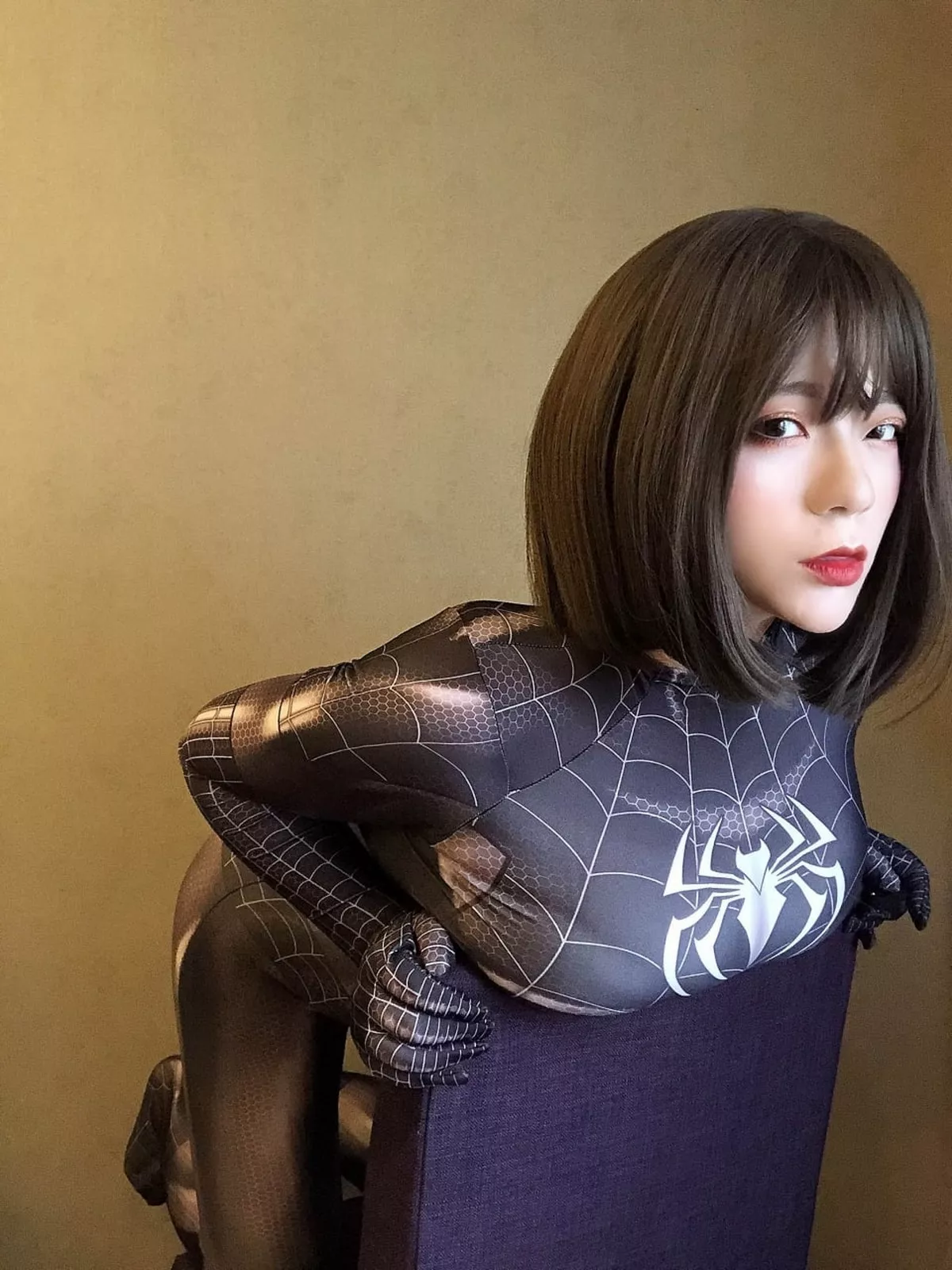 Xgyw.Org_网络美女奶兔biubiu蜘蛛侠妹妹主题性感黑色蜘蛛侠服饰紧身秀完美身材诱惑写真87P