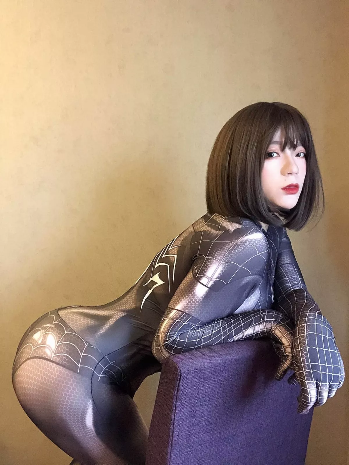 Xgyw.Org_网络美女奶兔biubiu蜘蛛侠妹妹主题性感黑色蜘蛛侠服饰紧身秀完美身材诱惑写真87P