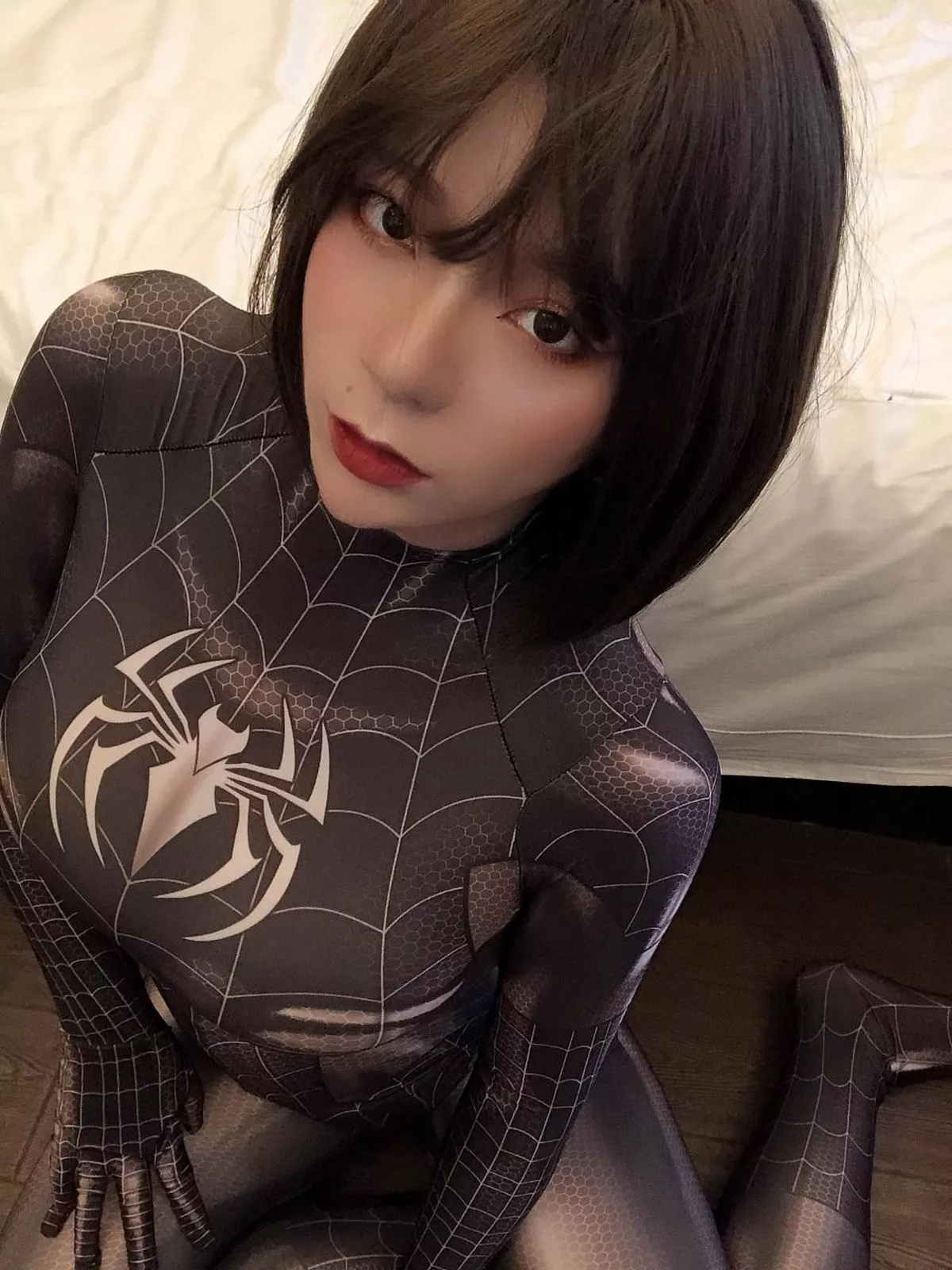 Xgyw.Org_网络美女奶兔biubiu蜘蛛侠妹妹主题性感黑色蜘蛛侠服饰紧身秀完美身材诱惑写真87P