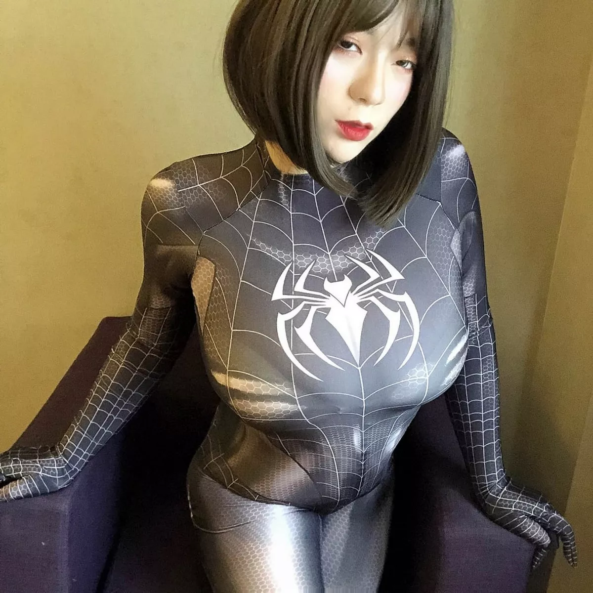 Xgyw.Org_网络美女奶兔biubiu蜘蛛侠妹妹主题性感黑色蜘蛛侠服饰紧身秀完美身材诱惑写真87P