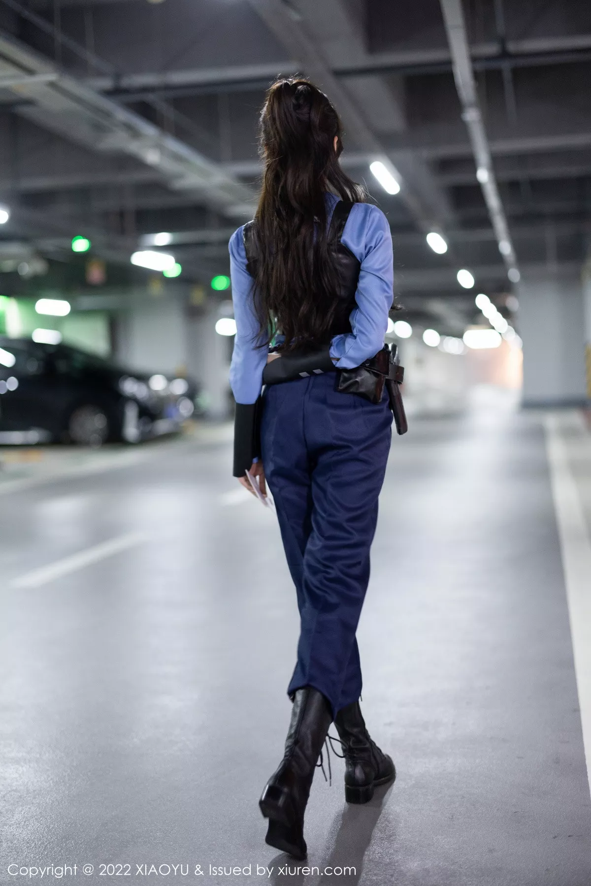 Xgyw.Org_[XiaoYu画语界]Vol.929_女神王馨瑶yanni脱蓝色女警官制服露黑色蕾丝内衣完美诱惑写真80P