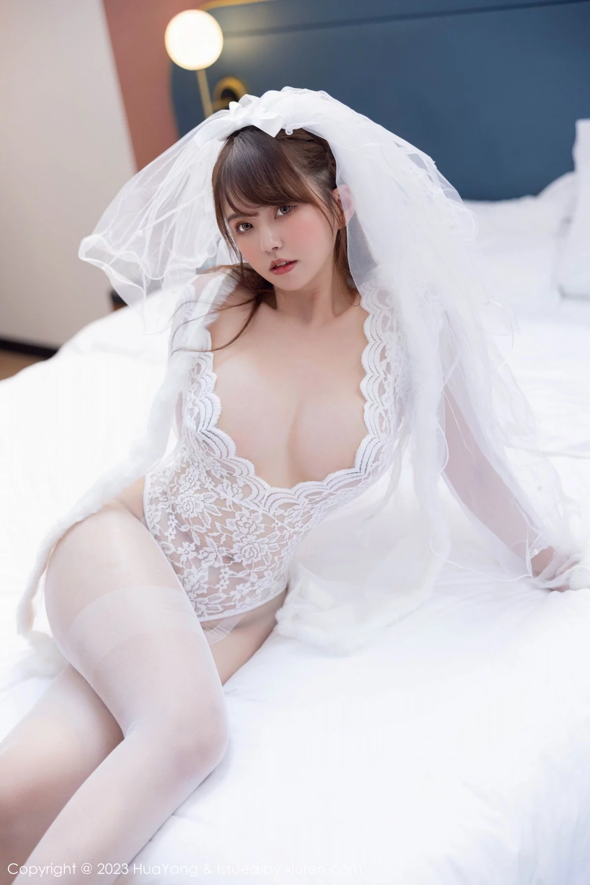 Xgyw.Org_[HuaYang花漾]Vol.524_模特张思允Nice私房性感白色薄透婚纱配无内白丝惹火诱惑写真63P