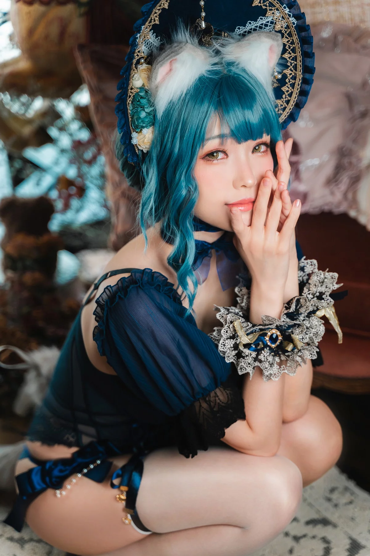 Xgyw.Org_Coser妹子Ely_eee折耳猫少女人形主题性感情趣服饰露蕾丝内衣迷人诱惑写真60P