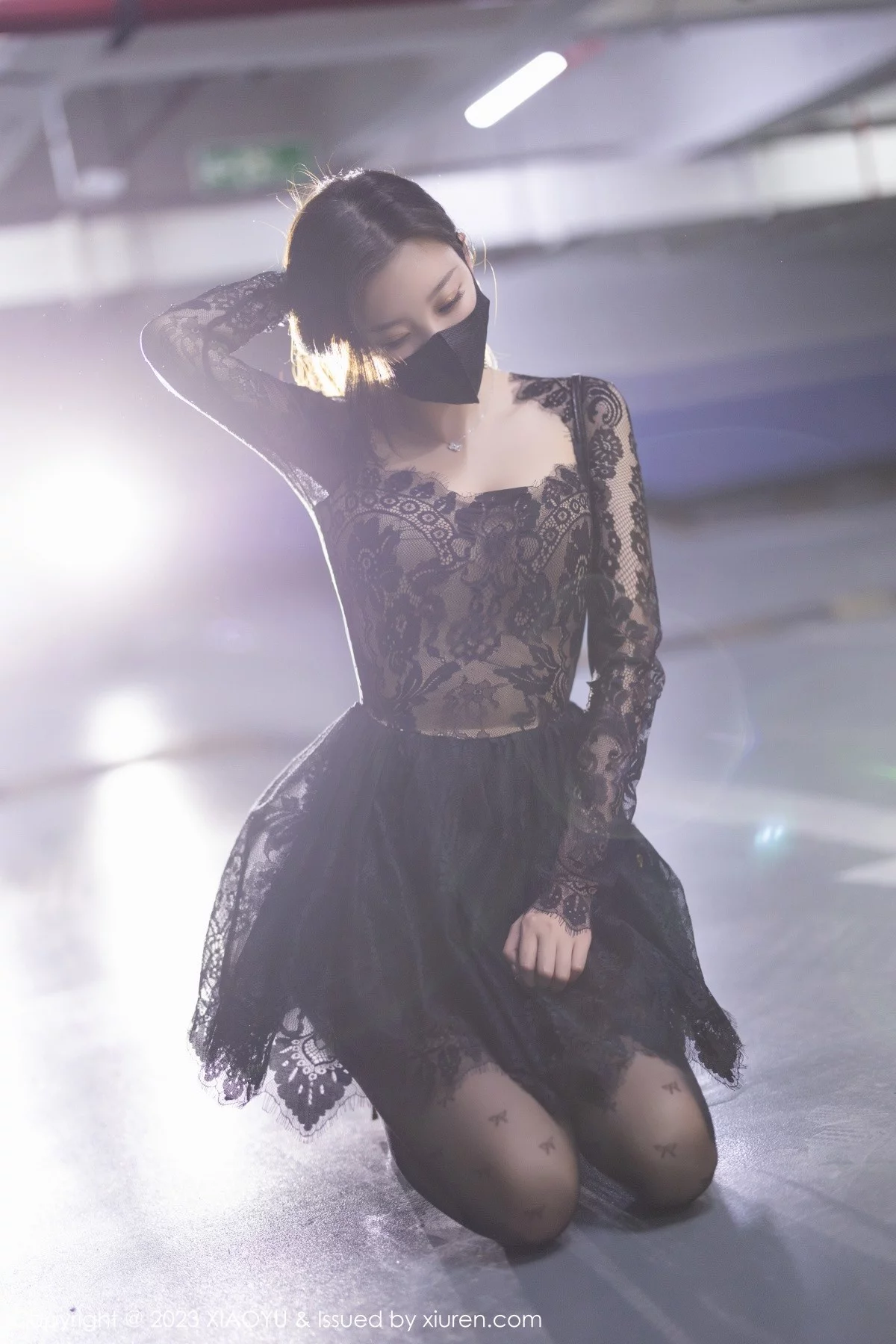 Xgyw.Org_[XiaoYu画语界]Vol.988_女神杨晨晨Yome性感黑色蕾丝连衣短裙露黑色内衣完美诱惑写真92P