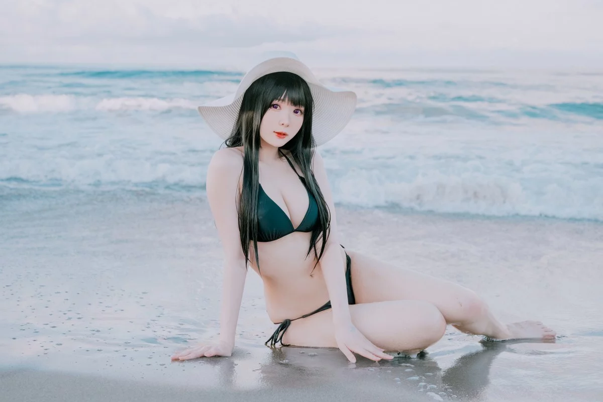 Xgyw.Org_微博妹纸霜月shimo-Photobook主题性感白色内衣+海边比基尼秀完美身材诱惑写真85P