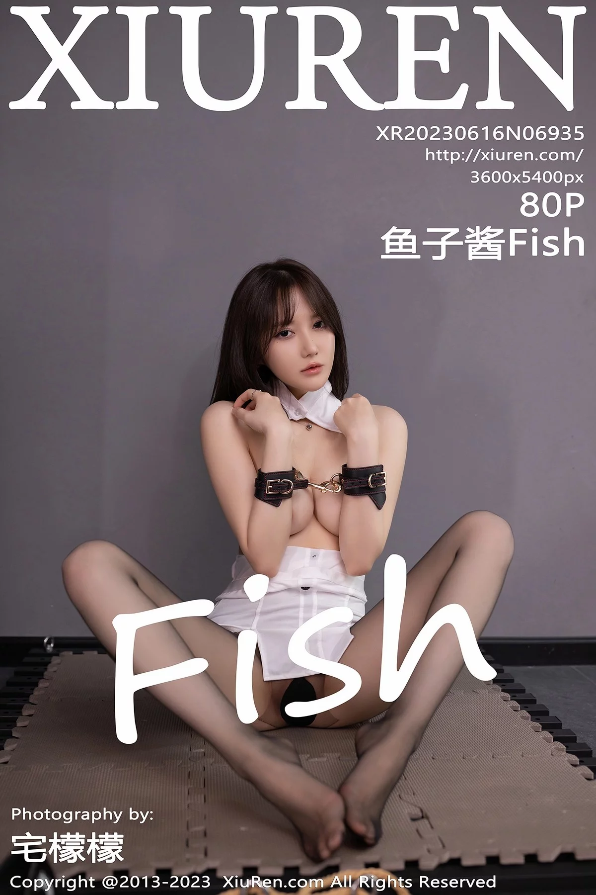 Xgyw.Org_XiuRen第6935期_模特鱼子酱Fish情趣捆绑白色上衣配超薄黑丝秀曼妙身姿诱惑写真80P