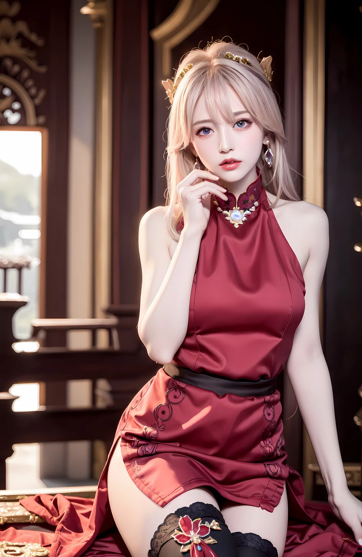 Xgyw.Org_AI美图020期八重神子主题性感礼裙系列美女写真及下载24P