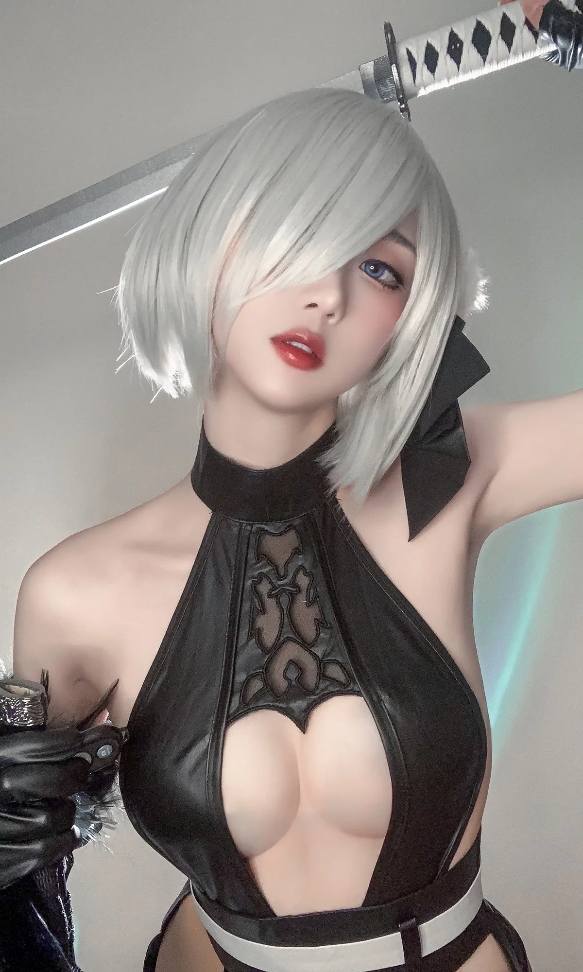 Xgyw.Org_Corer美女瓦斯塔亚小龙虾忍者主题性感黑色情趣服饰配黑长皮靴秀美腿诱惑写真42P