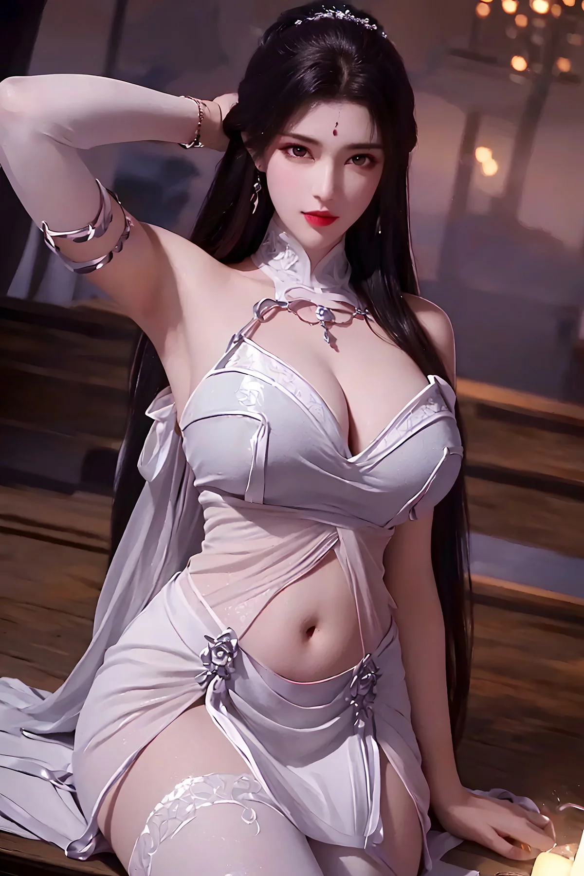 Xgyw.Org_AI美图036期月婵主题古典美女性感服饰秀完美身材写真及下载52P