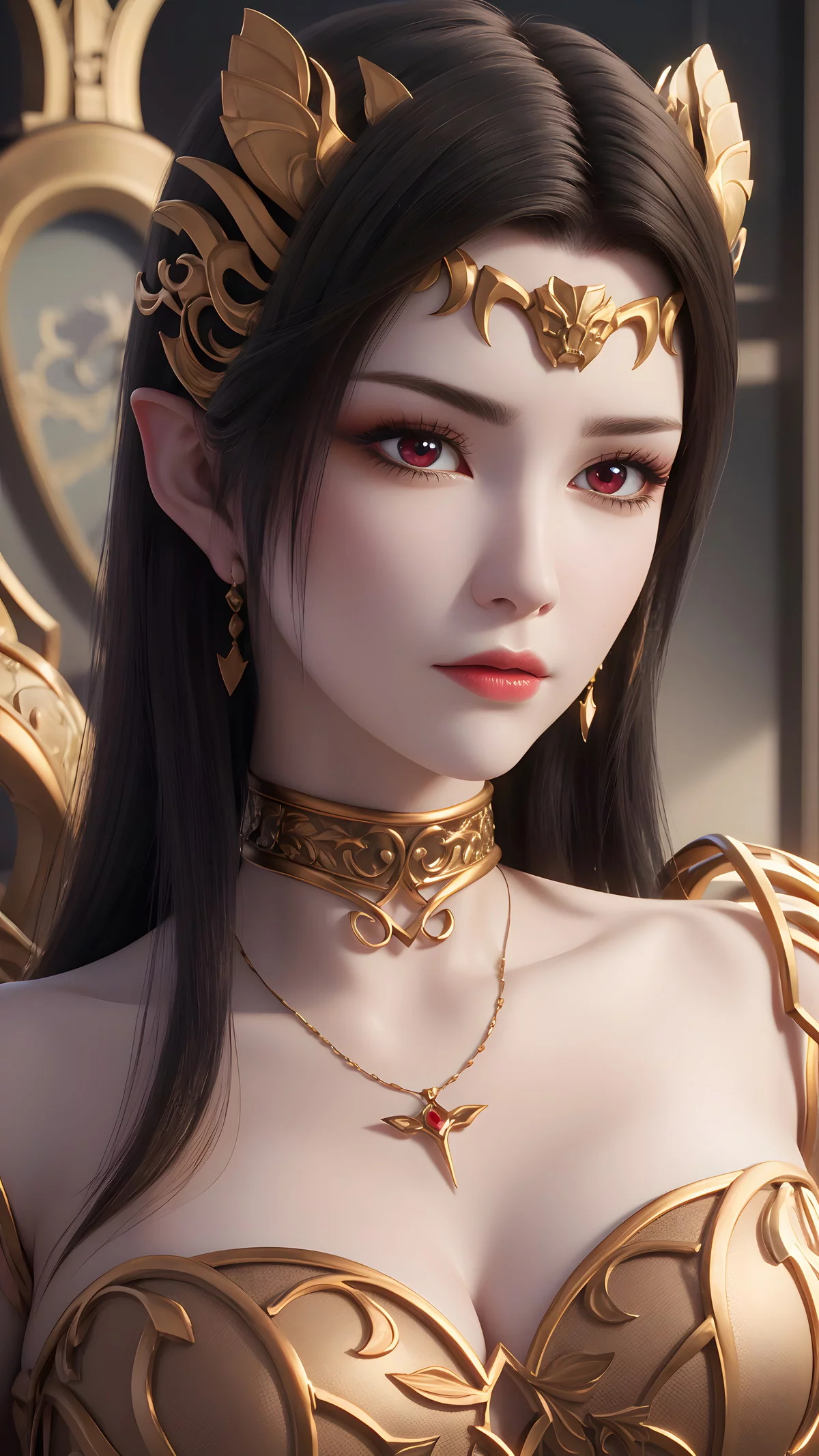 Xgyw.Org_AI美图037期美杜莎女王主题性感古典女王装扮写真及下载84P