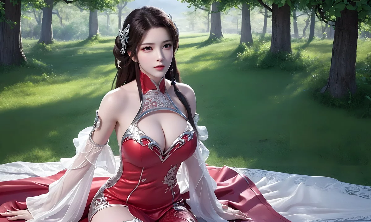 Xgyw.Org_AI美图039期火灵儿主题性感开胸连衣短裙美女完美写真及下载91P