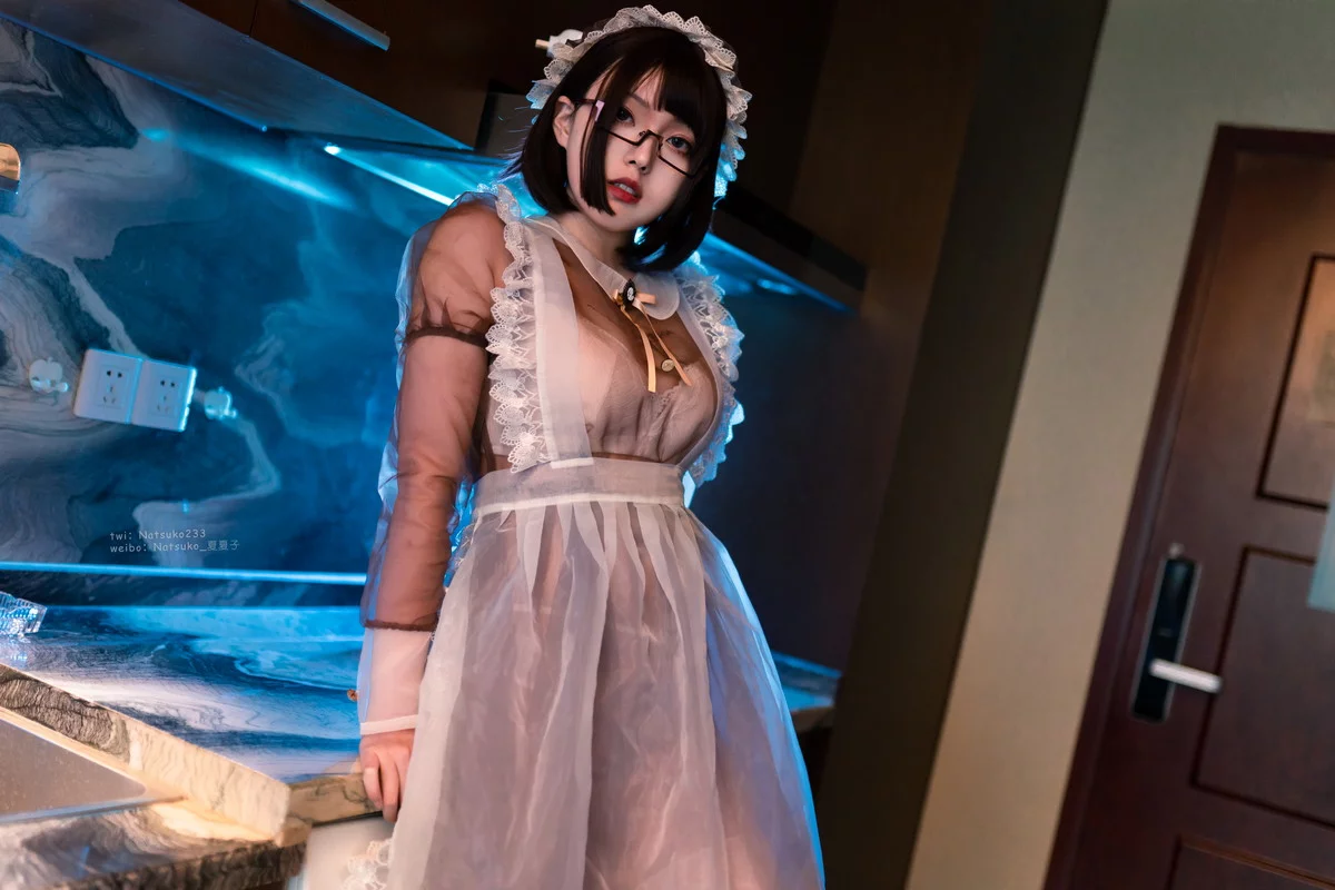 Xgyw.Org_网络美女Natsuko夏夏子透明女仆主题性感透明女仆装露白色蕾丝内衣完美诱惑写真76P
