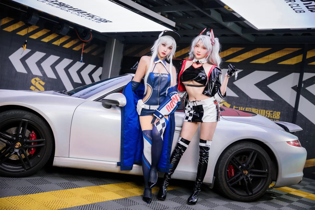 Xgyw.Org_微博妹子Momoko葵葵&瓜希酱企业赛车主题性感赛车女郎服饰秀完美身材诱惑写真58P