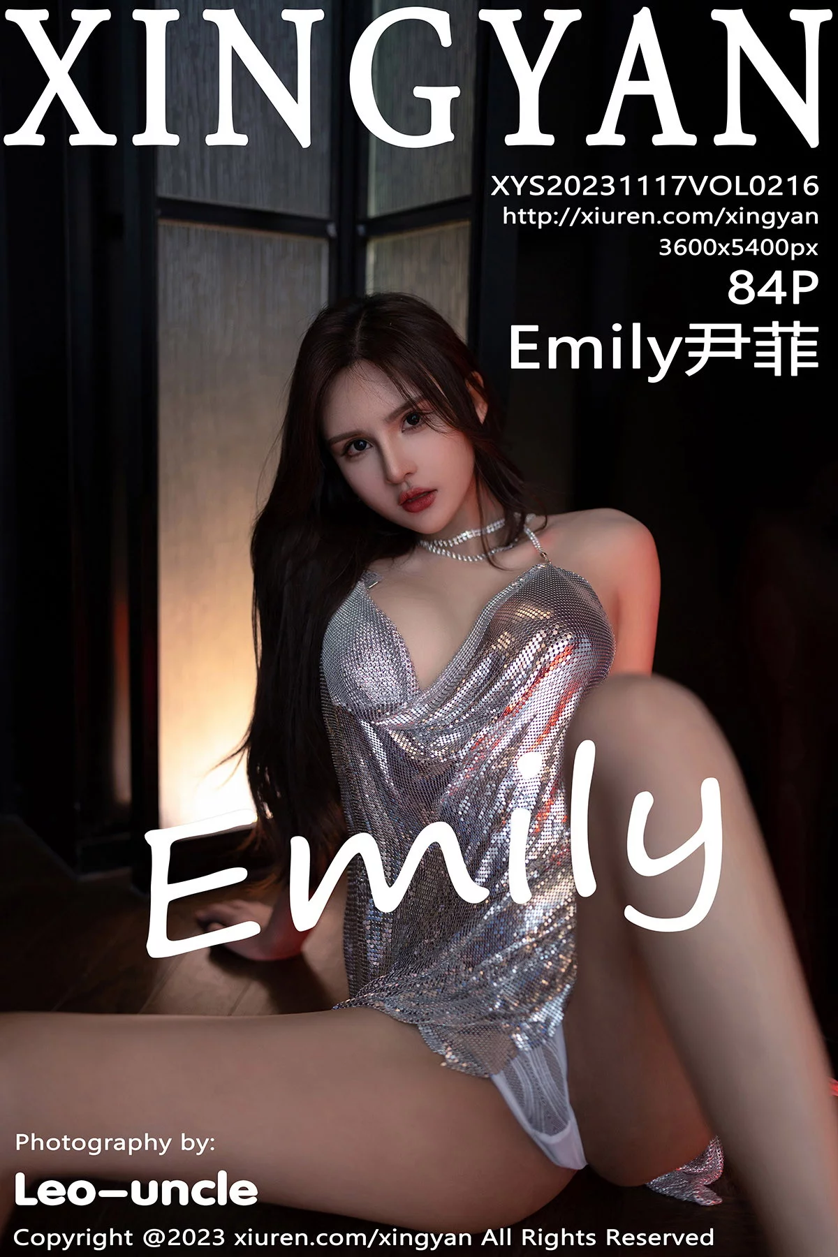 Xgyw.Org_[XINGYAN星颜社]VOL.216_女神Emily尹菲性感银白色露背吊带短裙秀翘臀美腿迷人诱惑写真84P