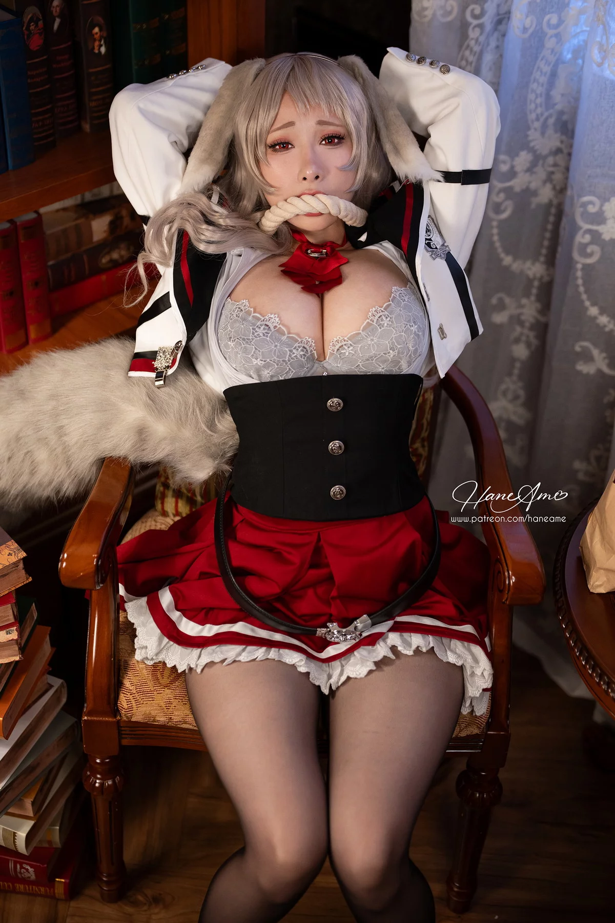 Xgyw.Org_Coser美女雨波Mushoku Tensei Persena主题私房情趣捆绑超薄黑丝秀翘臀诱惑写真34P