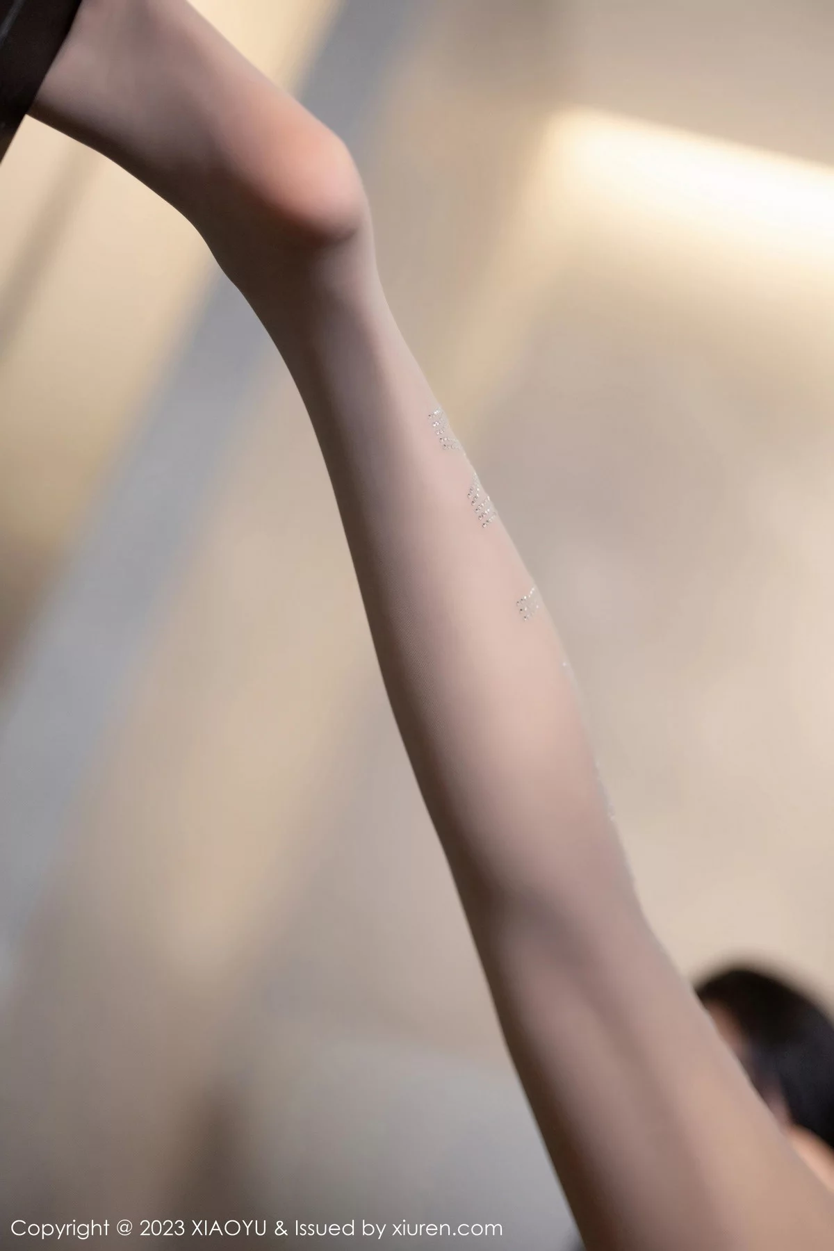 Xgyw.Org_[XiaoYu画语界]Vol.1156_女神杨晨晨Yome灰色蕾丝内衣配开档灰丝秀丰腴身材诱惑写真100P