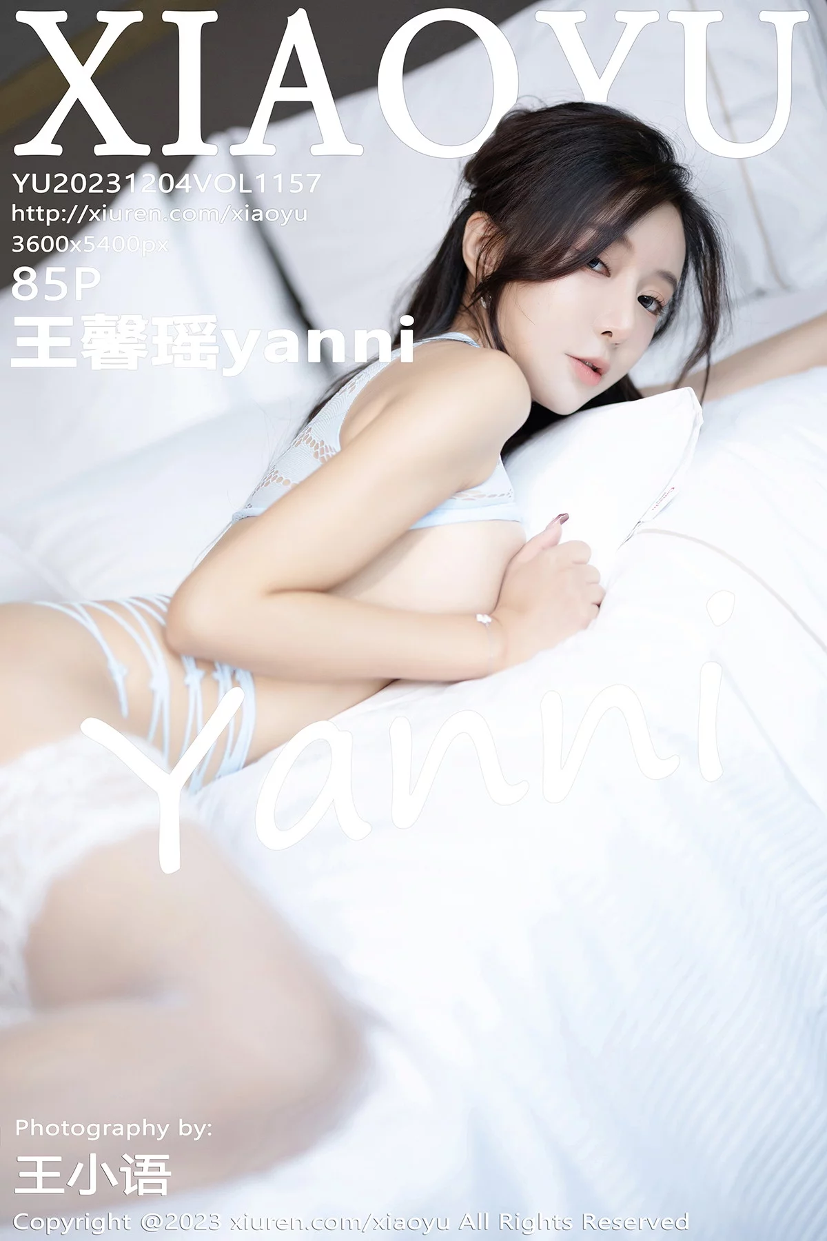 Xgyw.Org_[XiaoYu画语界]Vol.1157_女神王馨瑶淡黄色连衣短裙+性感网纱情趣服秀惹火身材诱惑写真85P