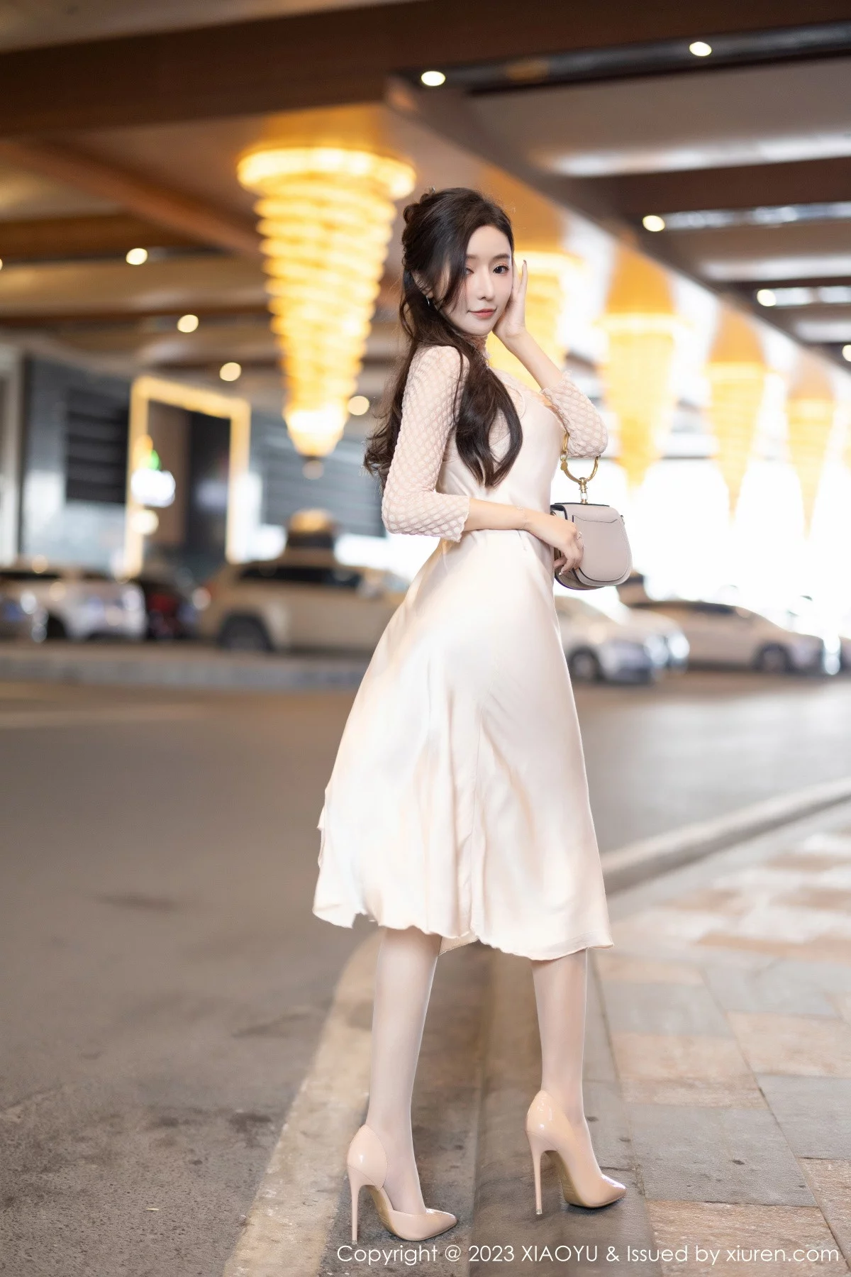 Xgyw.Org_[XiaoYu画语界]Vol.1157_女神王馨瑶淡黄色连衣短裙+性感网纱情趣服秀惹火身材诱惑写真85P