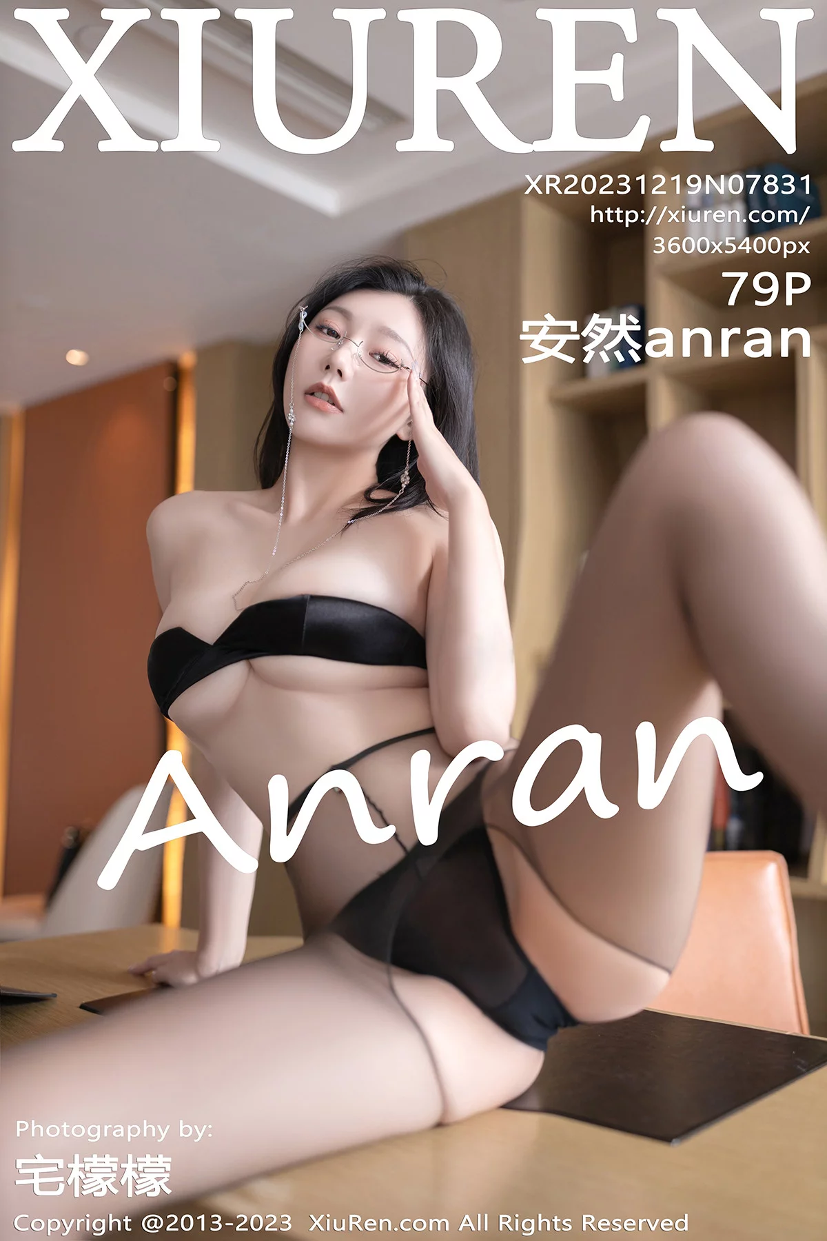Xgyw.Org_XiuRen第7831期_模特安然anran教师角色性感黑色内衣配超薄黑丝情趣捆绑诱惑写真79P