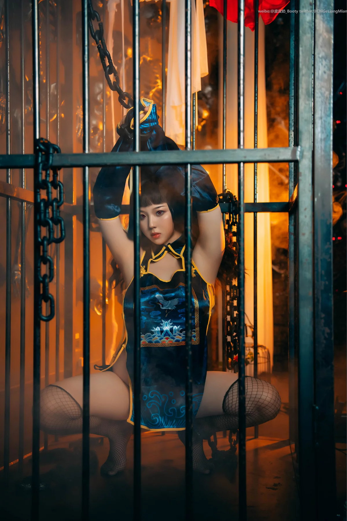 Xgyw.Org_网络美女皮皮奶僵尸少女主题性感情趣僵尸服饰配黑丝网袜秀惹火身材诱惑写真43P