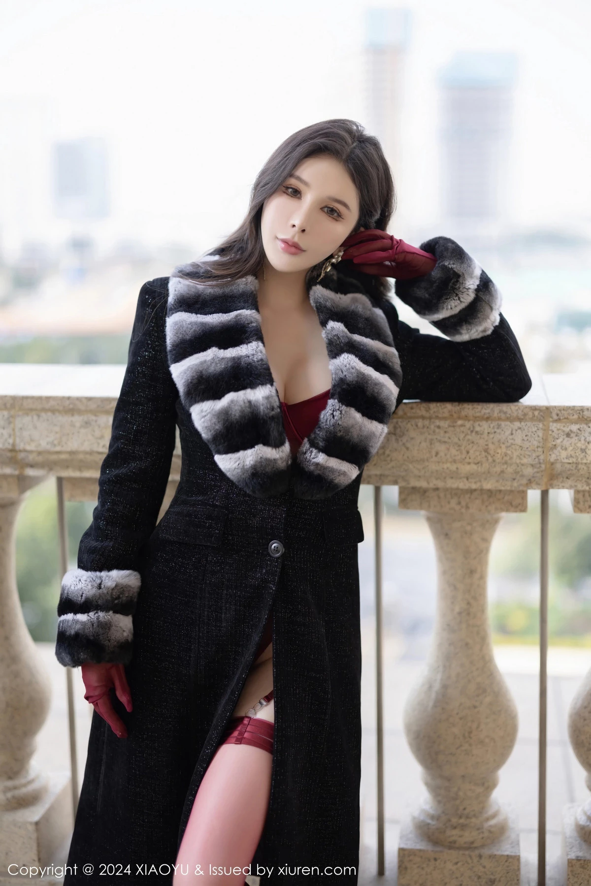 Xgyw.Org_[XiaoYu画语界]Vol.1210_模特李丽莎性感红色情趣服饰配红丝吊袜秀惹火身材完美诱惑写真81P