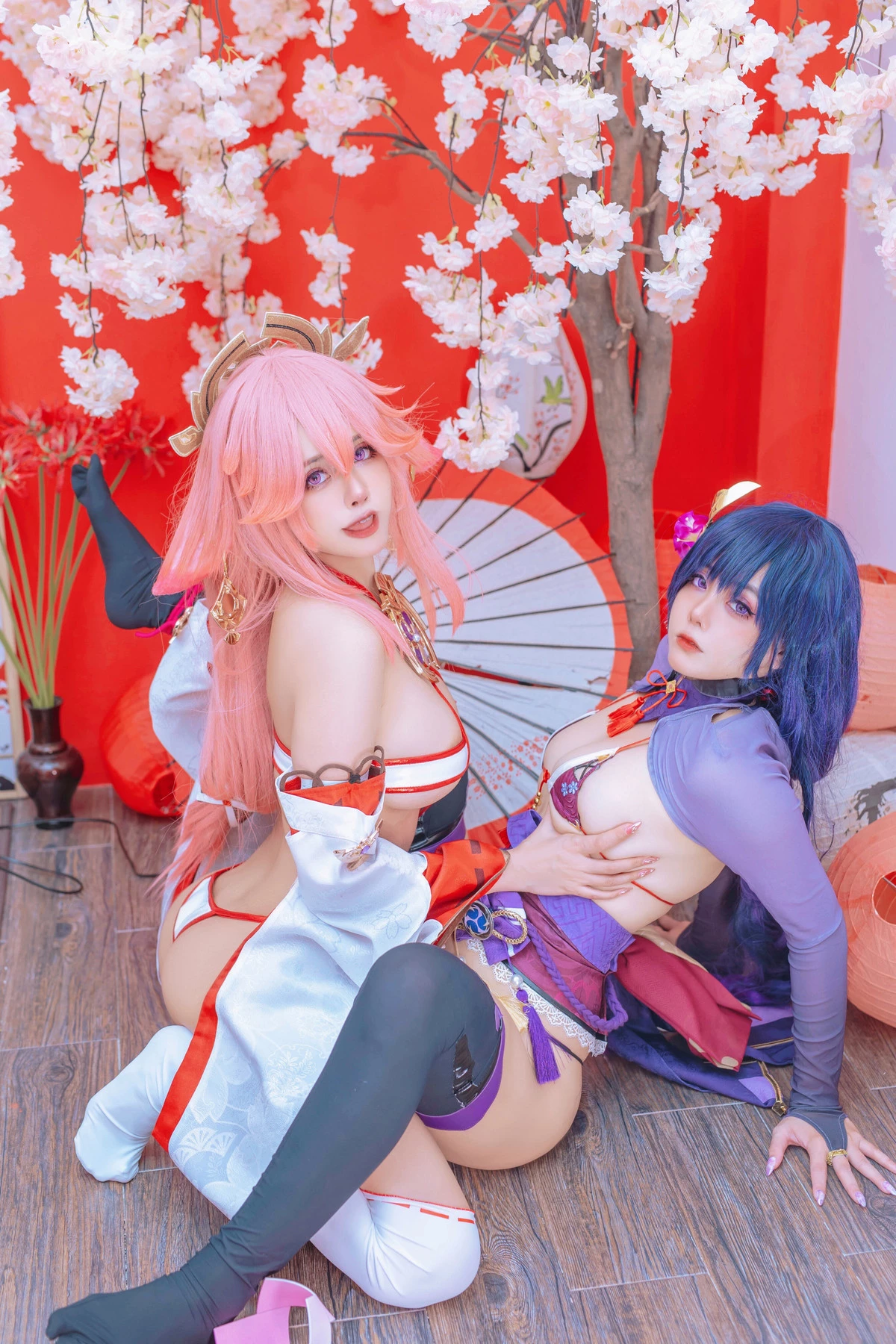 Xgyw.Org_日本性感萝莉Byoru-Yae Miko Raiden Shogun主题性感礼裙露情趣内衣秀惹火身材诱惑写真94P