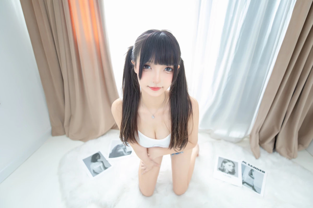 Xgyw.Org_萝莉美女神楽板真冬牛仔兔兔主题性感吊带白T配超短牛仔裤露白丝裤袜秀美腿诱惑写真75P