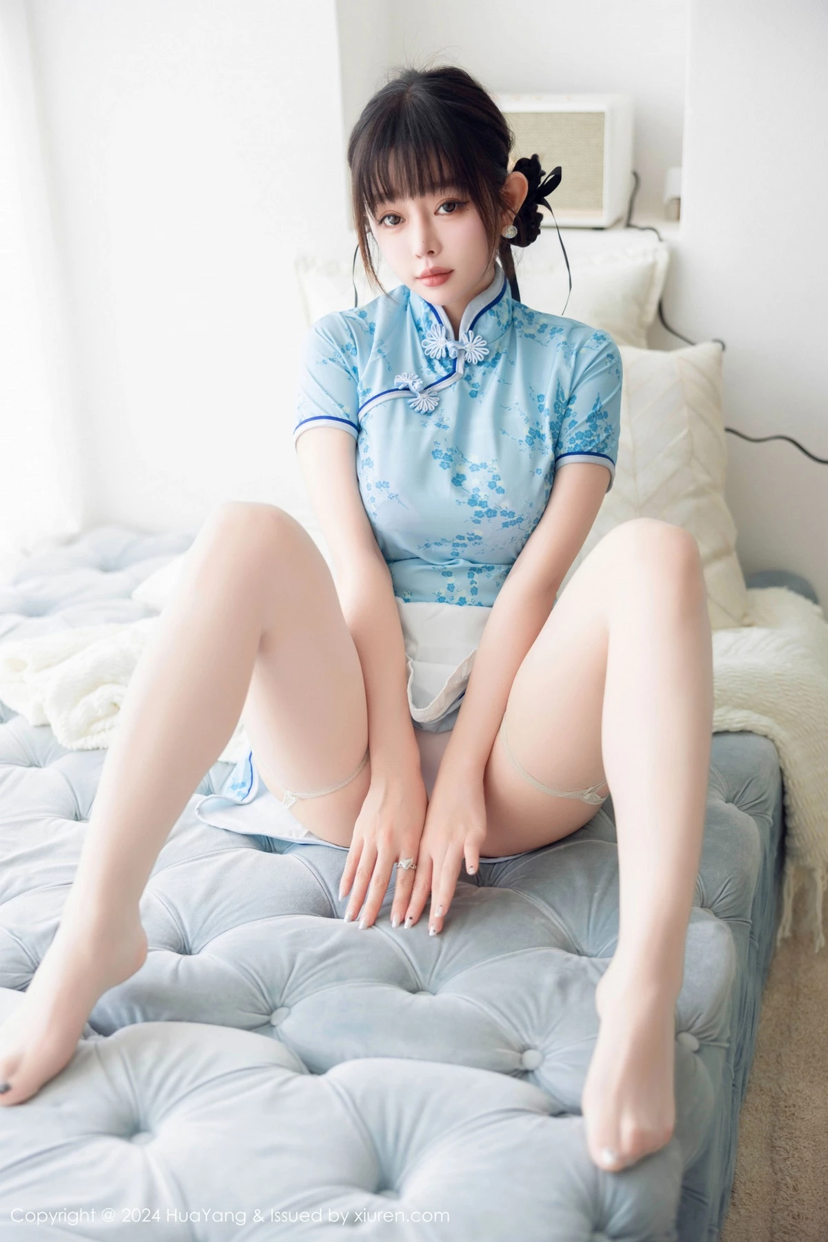 Xgyw.Org_[HuaYang花漾]Vol.593_女神王雨纯性感淡绿露肩连衣长裙配白丝袜秀曼妙身姿诱惑写真93P