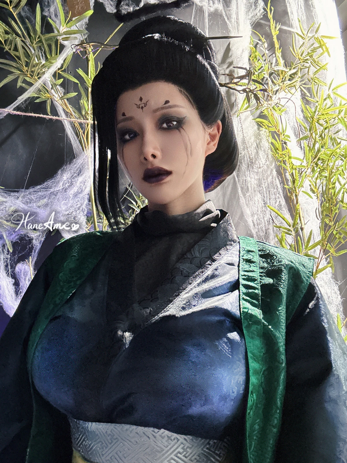 Xgyw.Org_Coser美女雨波_HaneAme黑神話蜘蛛精四妹主题性感黑色情趣服饰秀丰满身材诱惑写真33P
