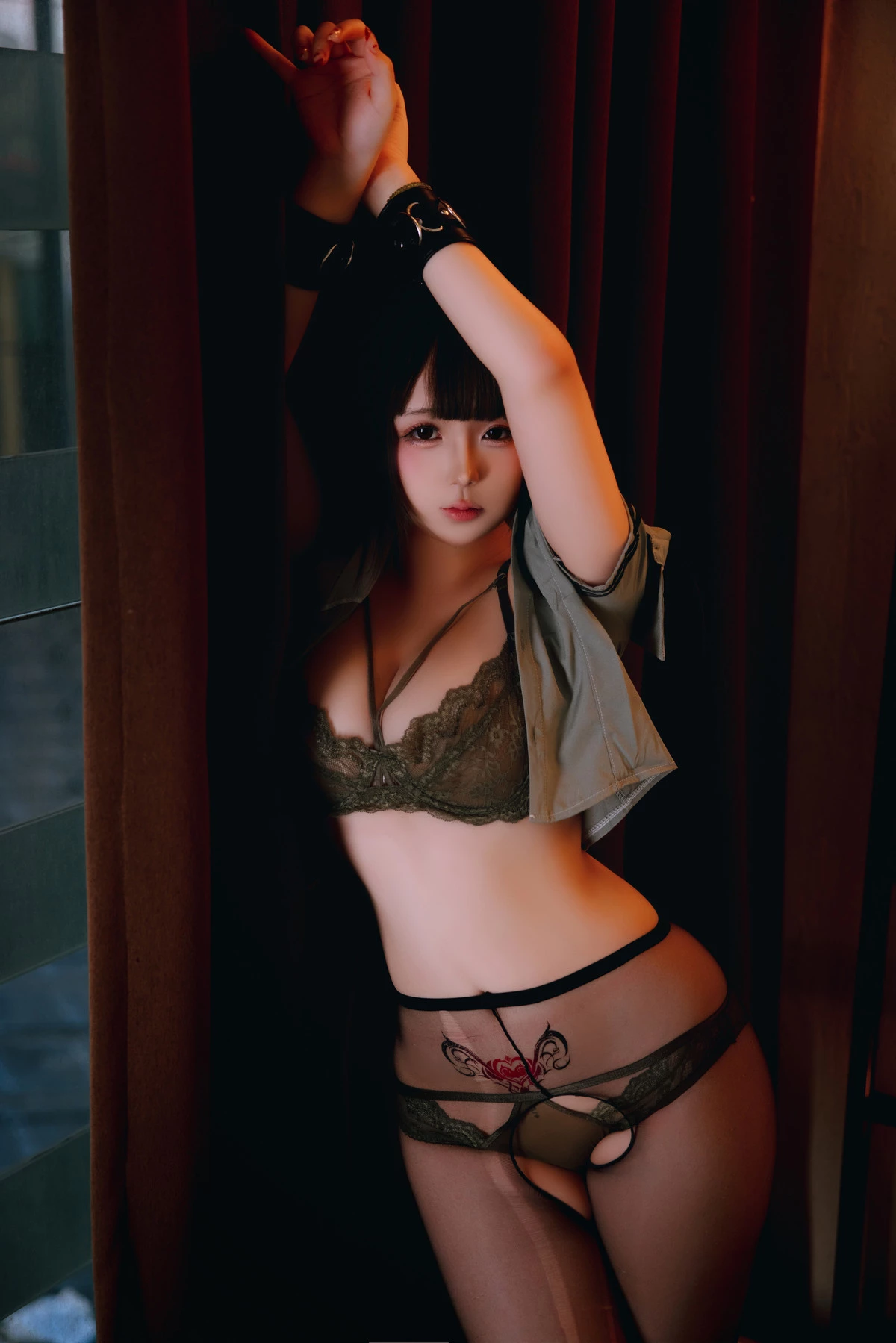 Xgyw.Org_Cosplay美女日奈娇教官主题私房性感制服配开档黑丝半脱秀火辣身材极致诱惑写真151P