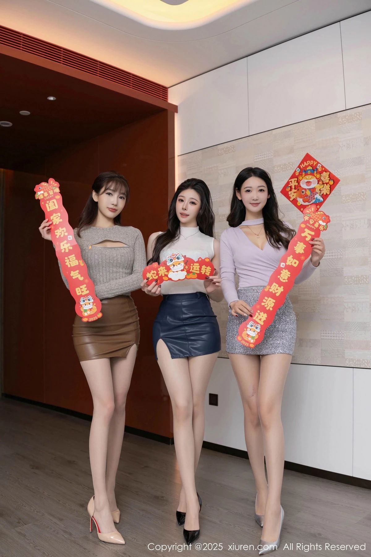 Xgyw.Org_XiuRen第9832期_模特合集小逗逗＆唐安琪＆陆萱萱贺新春主题秀曼妙身姿诱惑写真81P