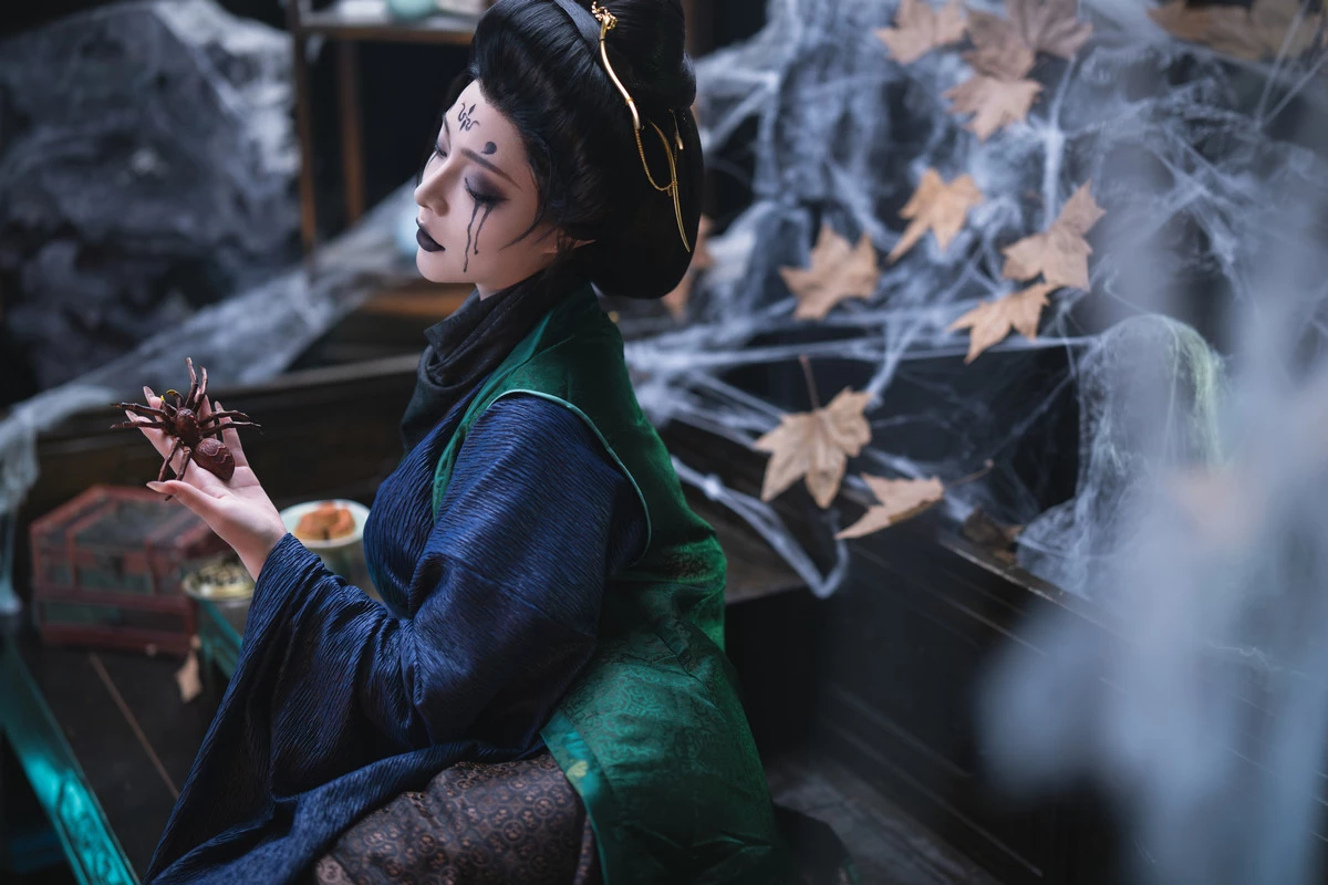Xgyw.Org_网络美女Yuuhui玉汇黑神话·四妹主题半脱露性感黑色内衣秀油亮肌肤惹火身材诱惑写真147P