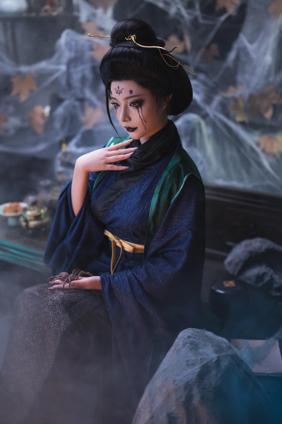 Xgyw.Org_网络美女Yuuhui玉汇黑神话·四妹主题半脱露性感黑色内衣秀油亮肌肤惹火身材诱惑写真147P