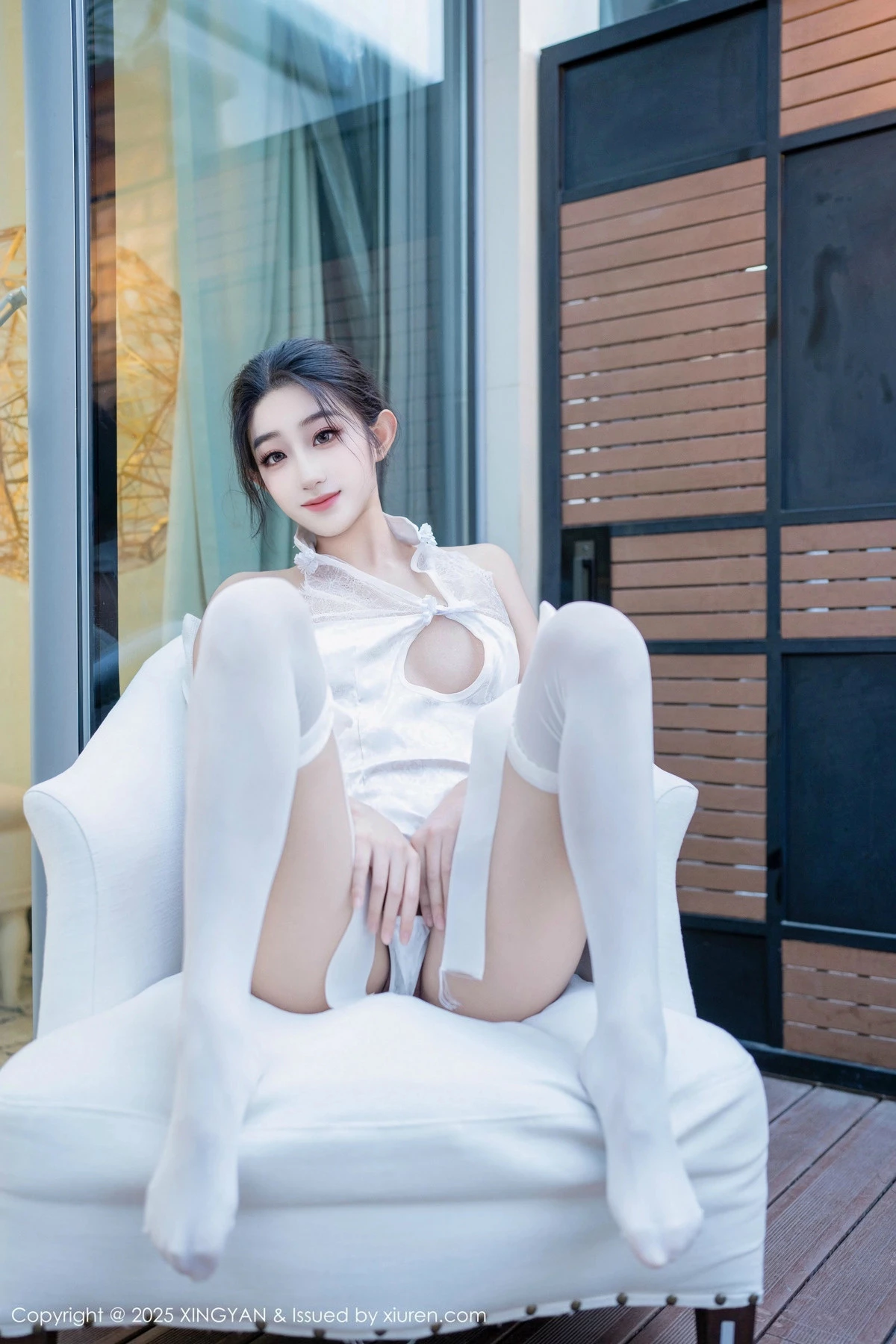 Xgyw.Org_[XINGYAN星颜社]VOL.313_新人模特星冉性感白色情趣服饰配白丝袜秀曼妙身姿诱惑写真62P