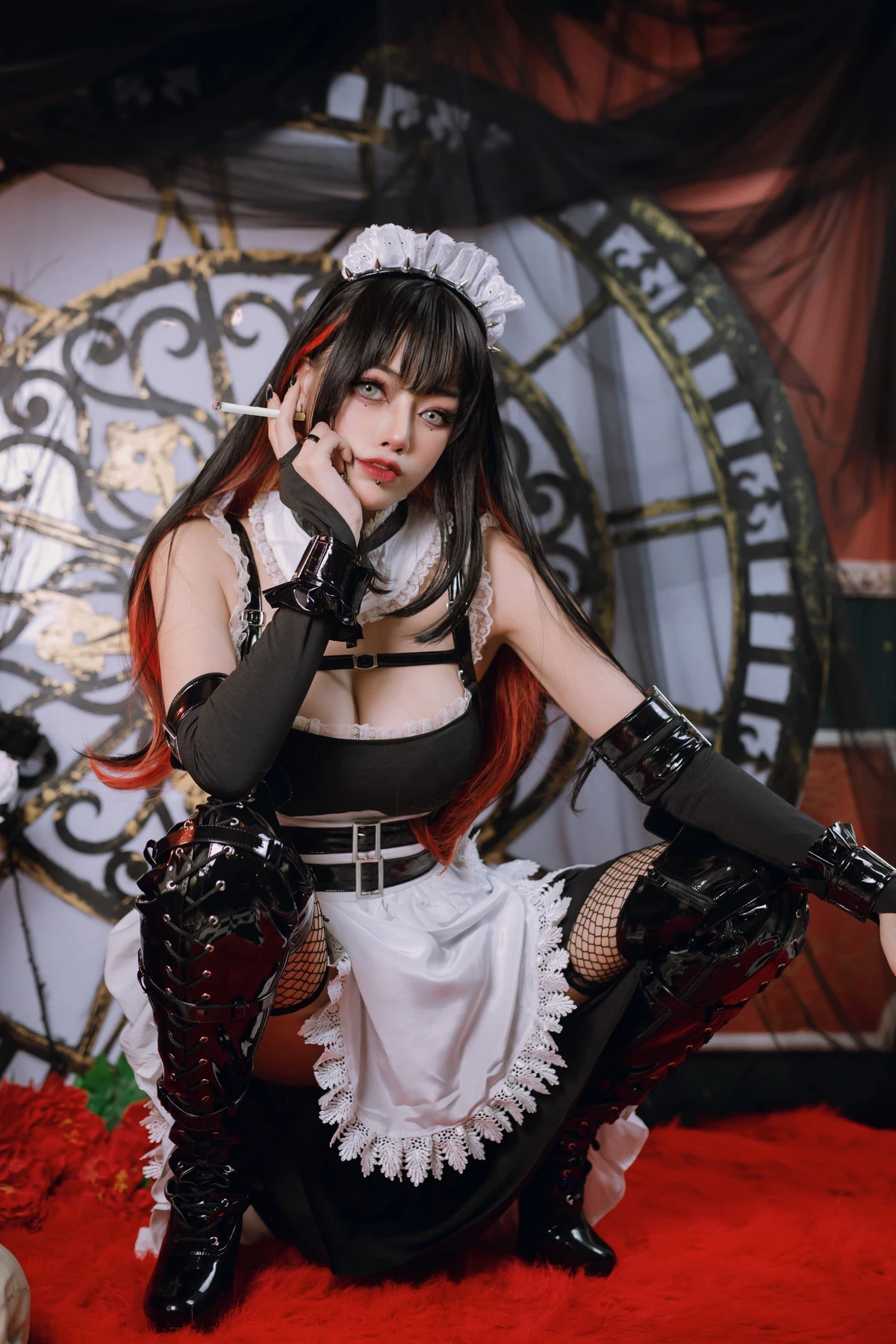 Xgyw.Org_日本性感萝莉Byoru-Zenith Maid主题性感女仆装露黑色情趣内衣配黑丝网袜秀丰腴身材诱惑写真33P
