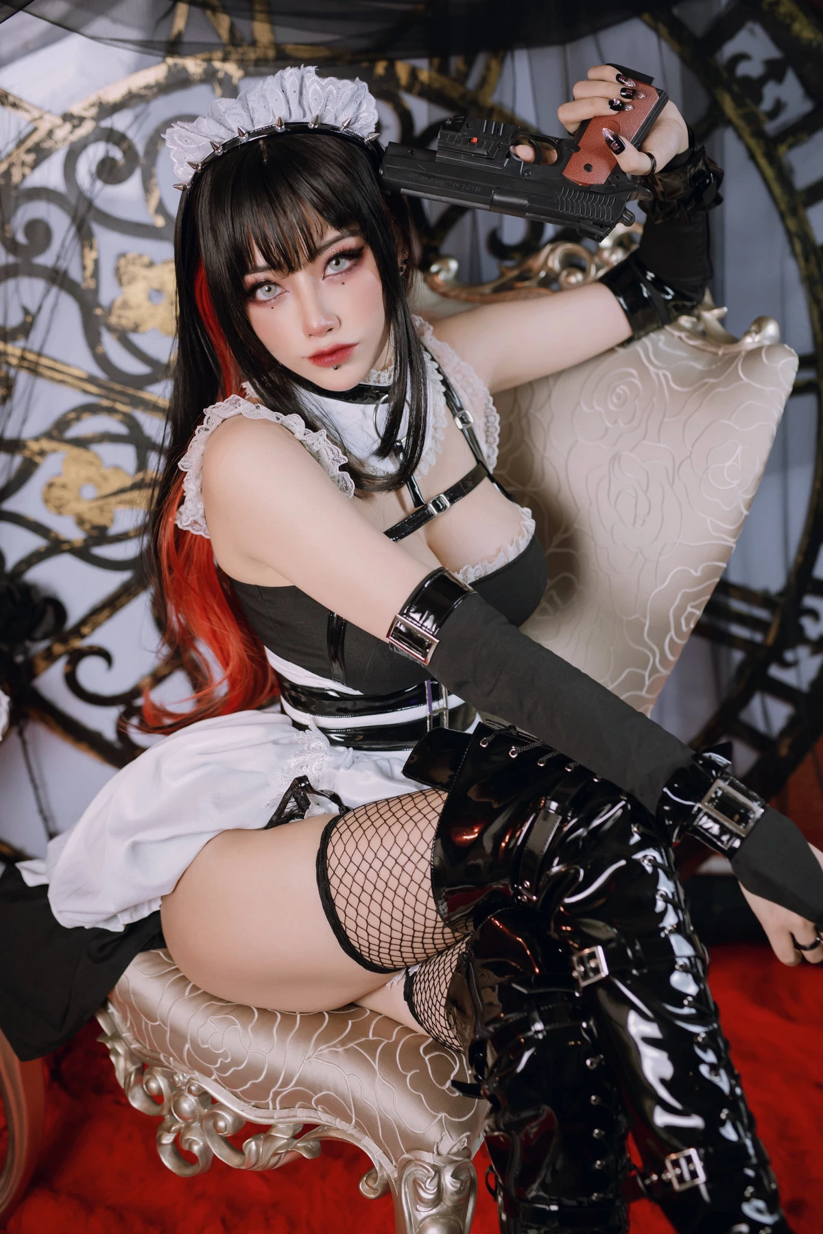 Xgyw.Org_日本性感萝莉Byoru-Zenith Maid主题性感女仆装露黑色情趣内衣配黑丝网袜秀丰腴身材诱惑写真33P