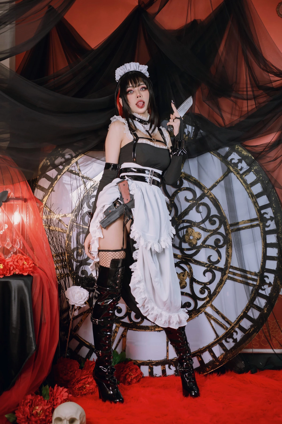 Xgyw.Org_日本性感萝莉Byoru-Zenith Maid主题性感女仆装露黑色情趣内衣配黑丝网袜秀丰腴身材诱惑写真33P
