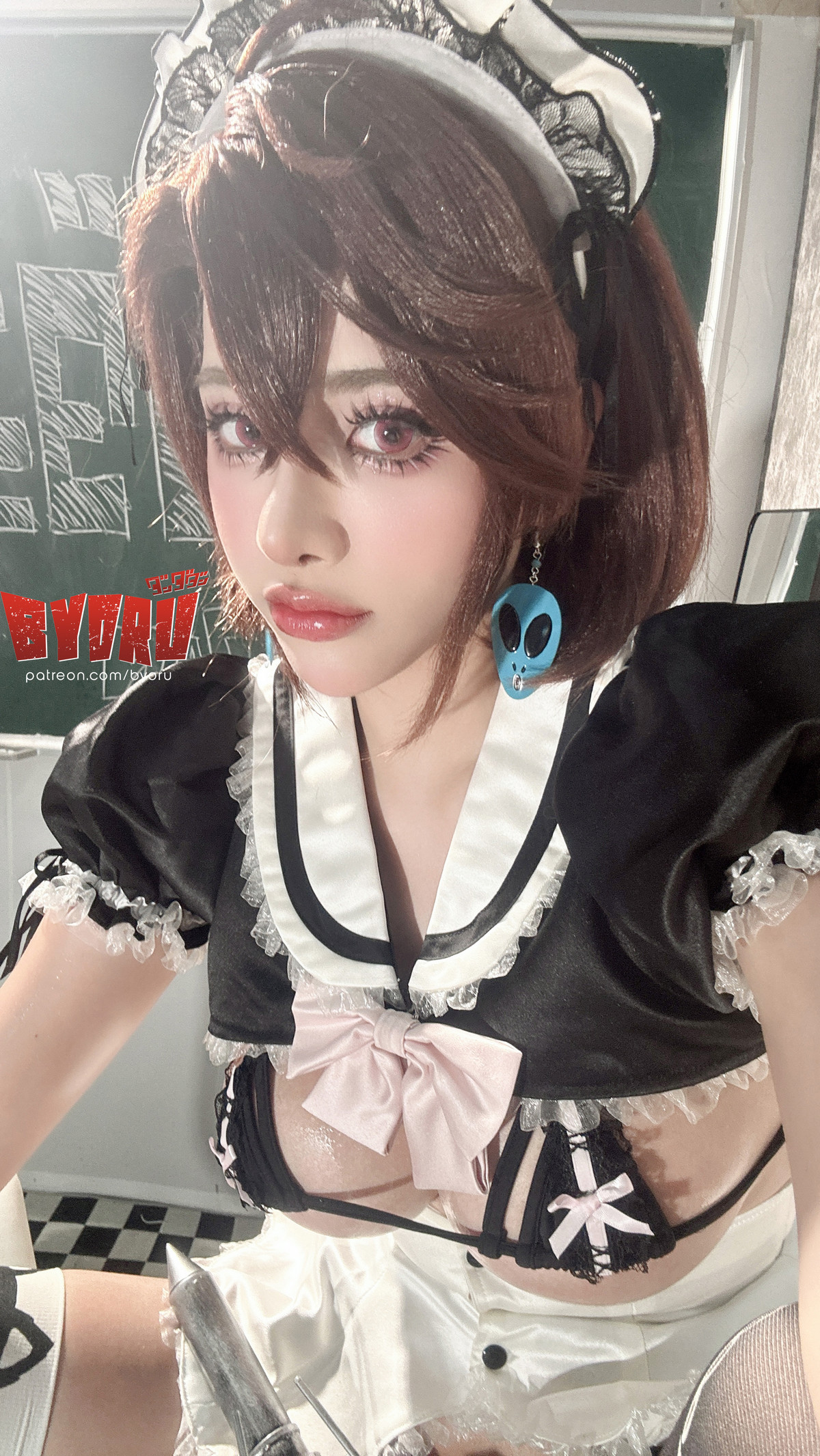 Xgyw.Org_日本性感萝莉Byoru-Momo Ayase Dandadan主题情趣女仆装+白色情趣内衣秀惹火身材诱惑写真57P