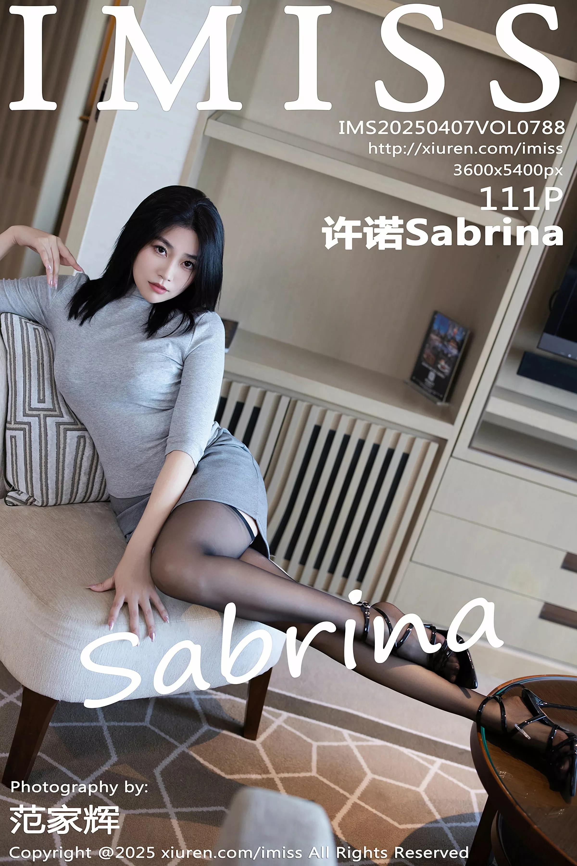 Xgyw.Org_[IMISS爱蜜社]Vol.788_女神许诺Sabrina性感灰色短裙配黑丝吊袜秀完美身材迷人写真111P