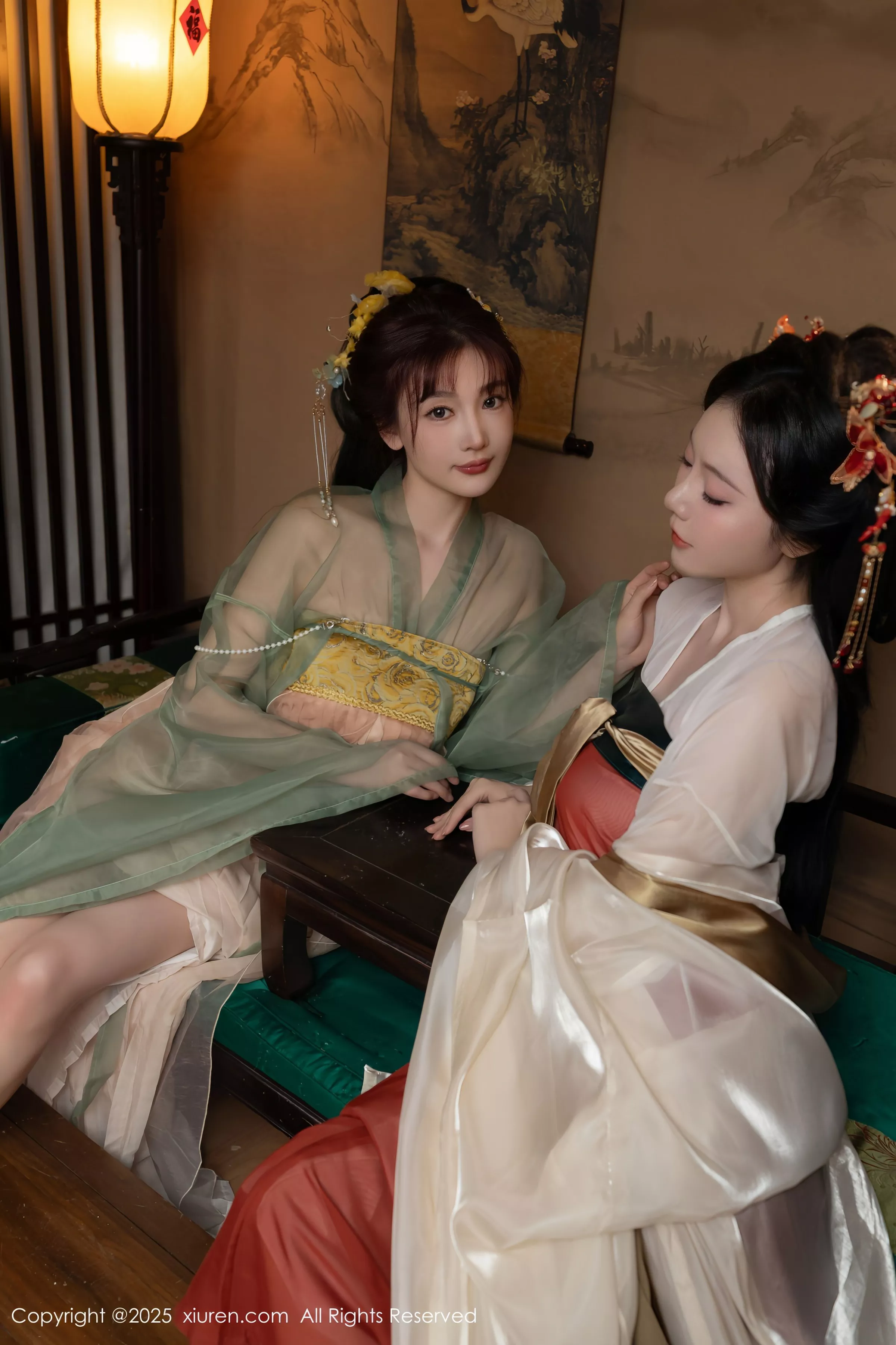 Xgyw.Org_XiuRen第10223期_模特合集女神陆萱萱＆安然anran激情互动薄纱古装撩人诱惑写真80P