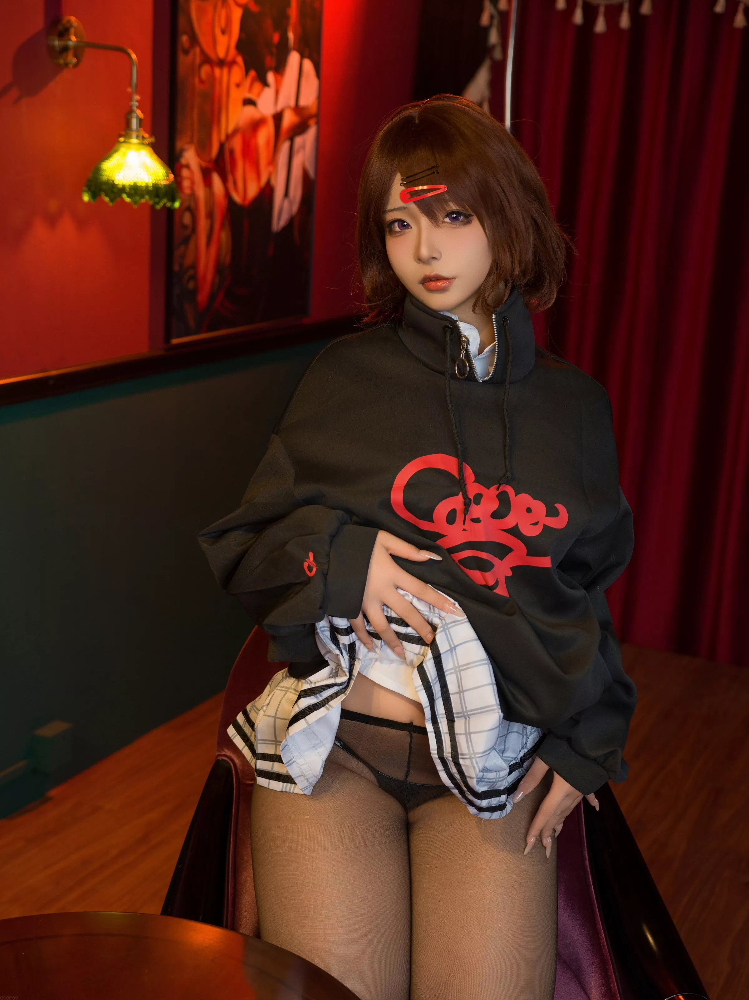 Xgyw.Org_网络美女yuuhui玉汇偶像大师主题性感兔女郎服饰露黑色三点式内衣秀丰腴身材诱惑写真132P