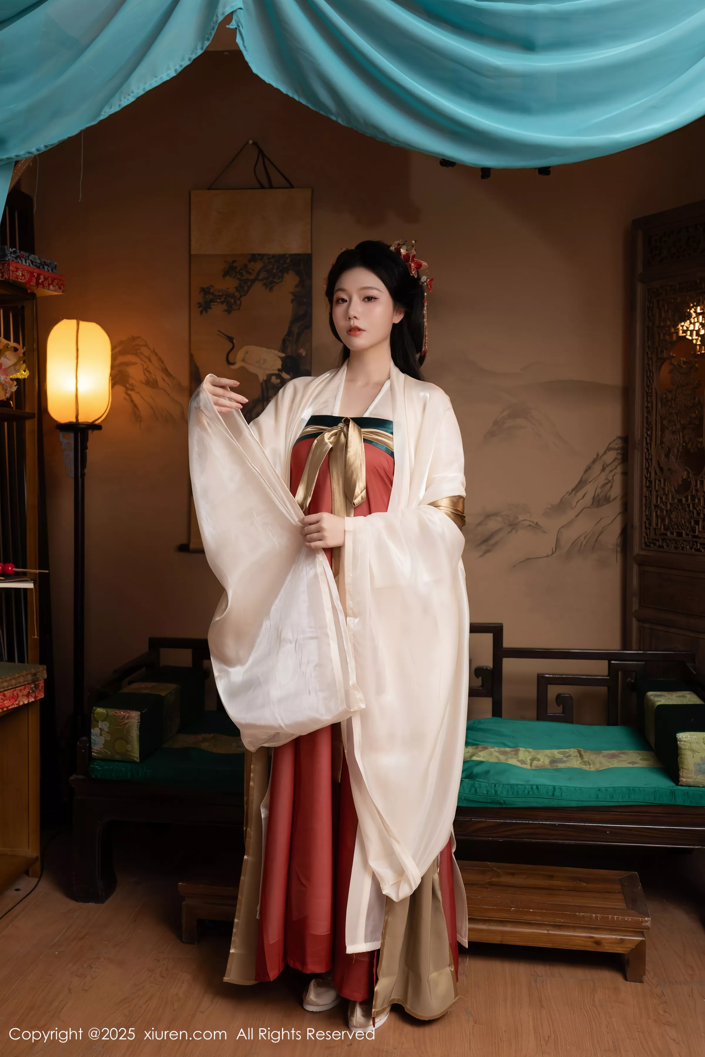 Xgyw.Org_XiuRen第10223期_模特合集女神陆萱萱＆安然anran激情互动薄纱古装撩人诱惑写真80P