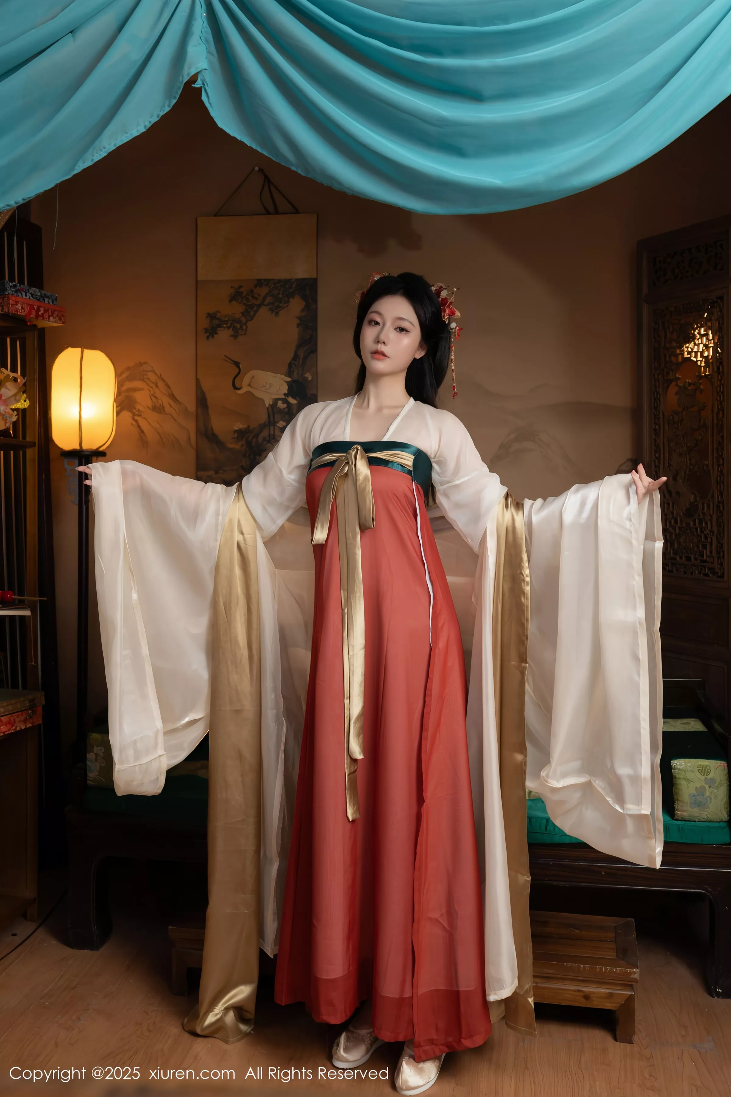 Xgyw.Org_XiuRen第10223期_模特合集女神陆萱萱＆安然anran激情互动薄纱古装撩人诱惑写真80P
