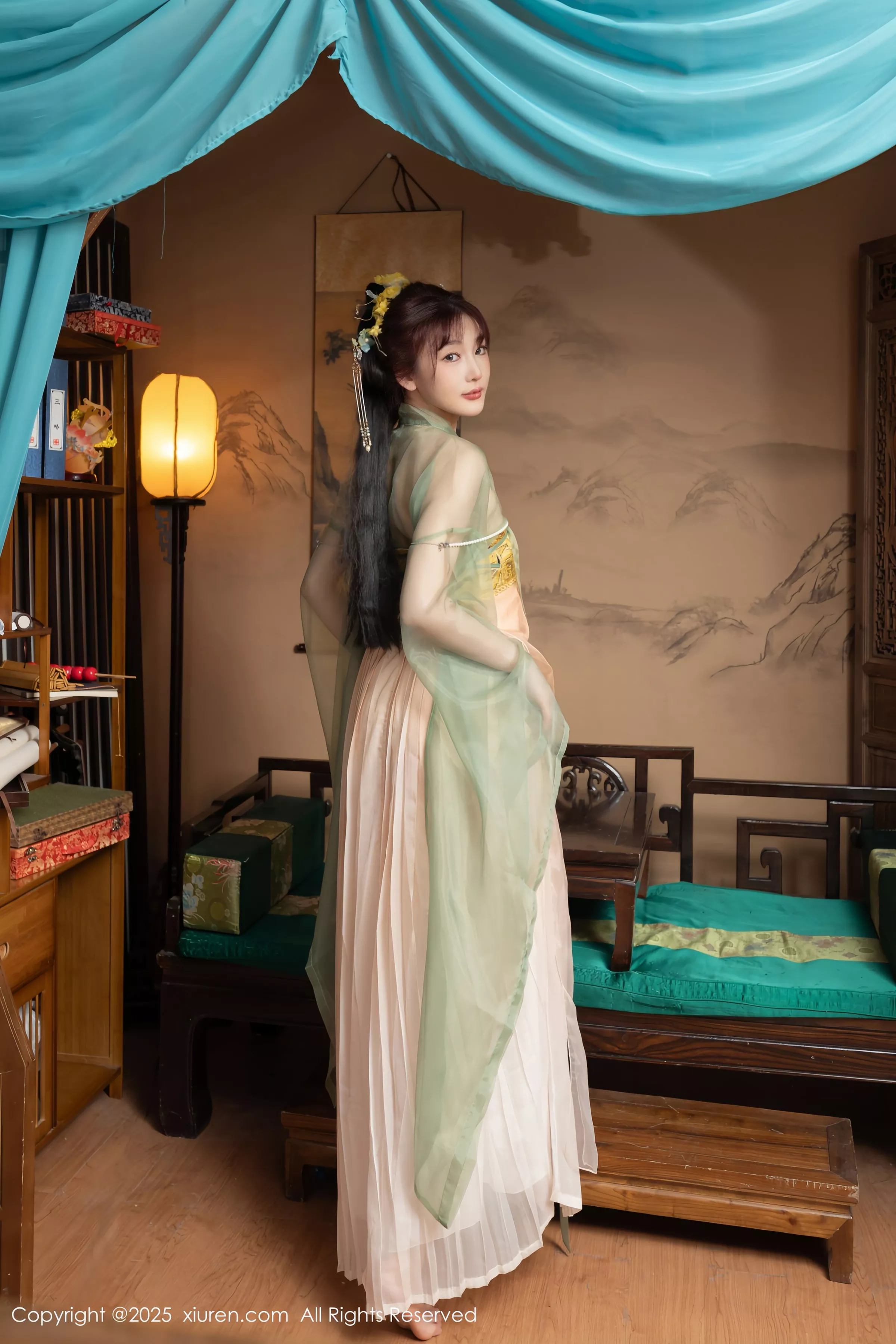 Xgyw.Org_XiuRen第10223期_模特合集女神陆萱萱＆安然anran激情互动薄纱古装撩人诱惑写真80P