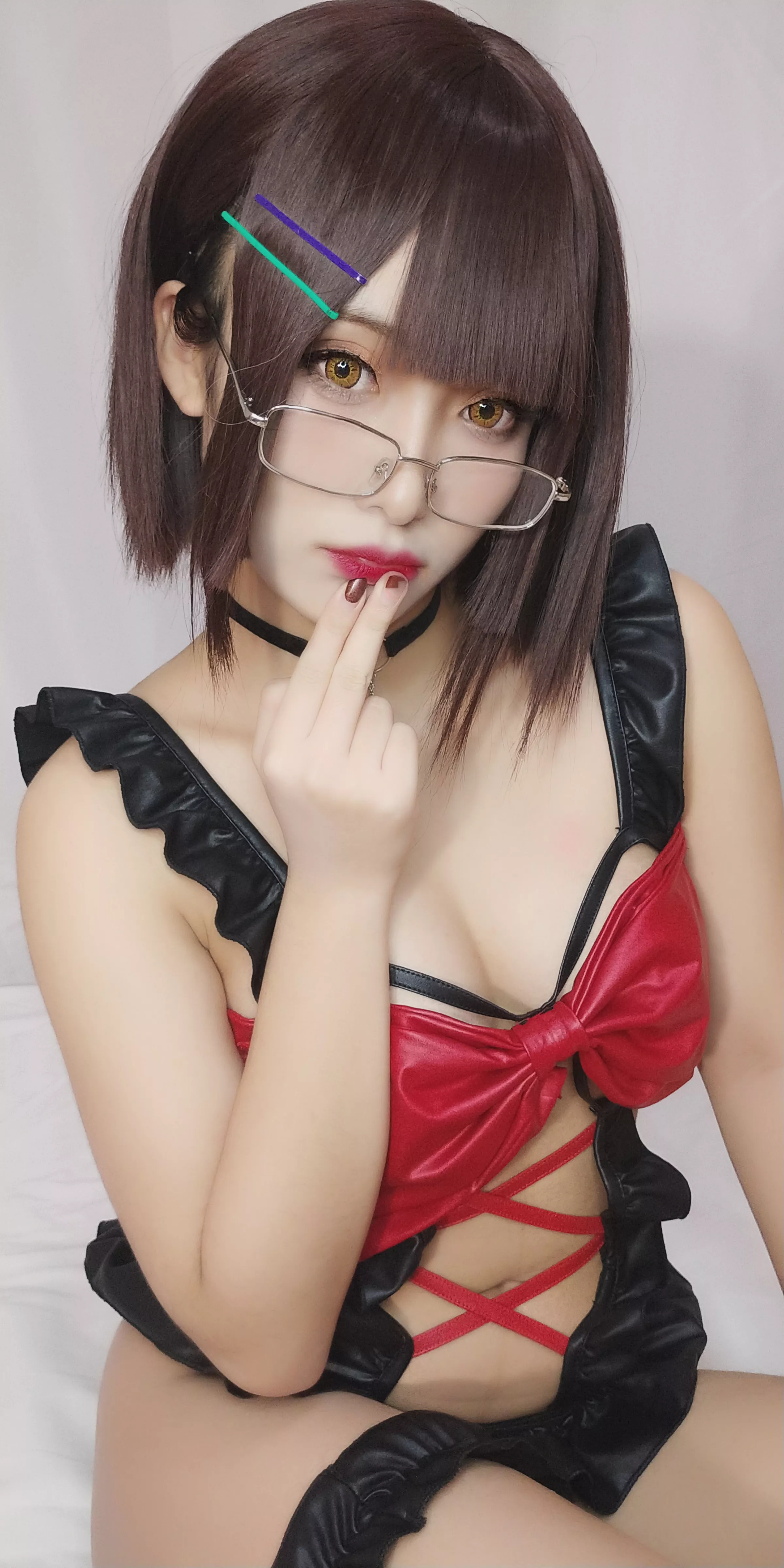 Xgyw.Org_动漫博主洛璃LoLiSAMA红色蝴蝶的妹妹主题性感黑色情趣服饰配蝴蝶结秀曼妙身姿诱惑写真99P